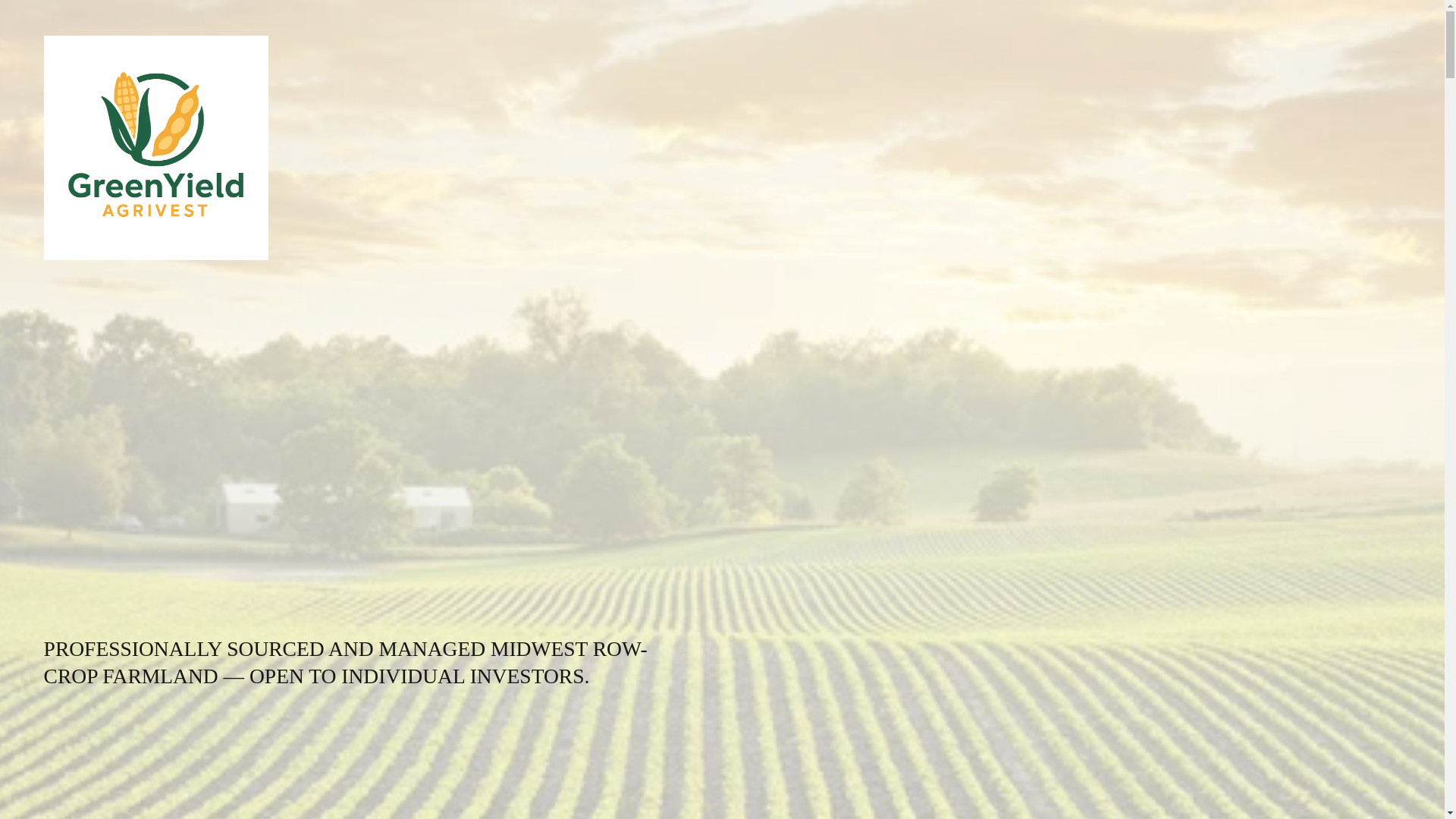 website screenshot of https://greenyieldagrivest.com/