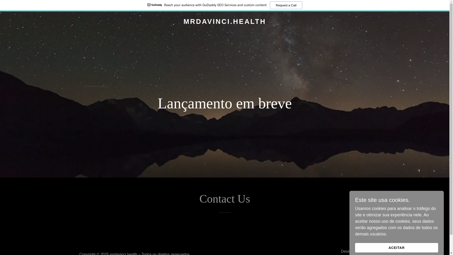 website screenshot of https://mrdavinci.health/