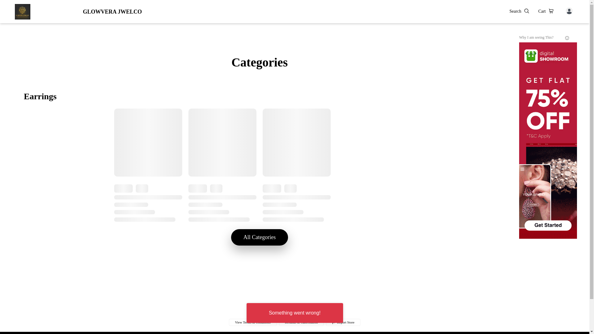 website screenshot of https://glowverajwelco.co.in/