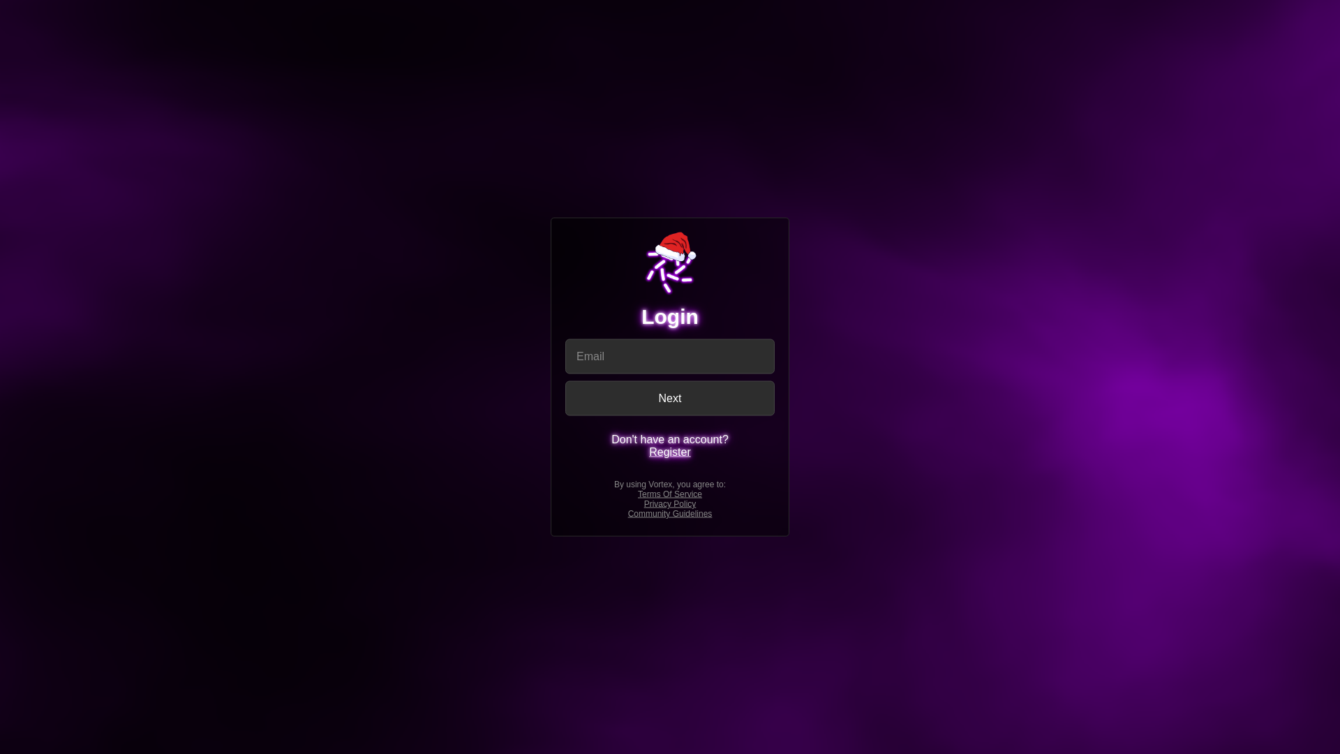 website screenshot of https://vtx.chat/app/ranks