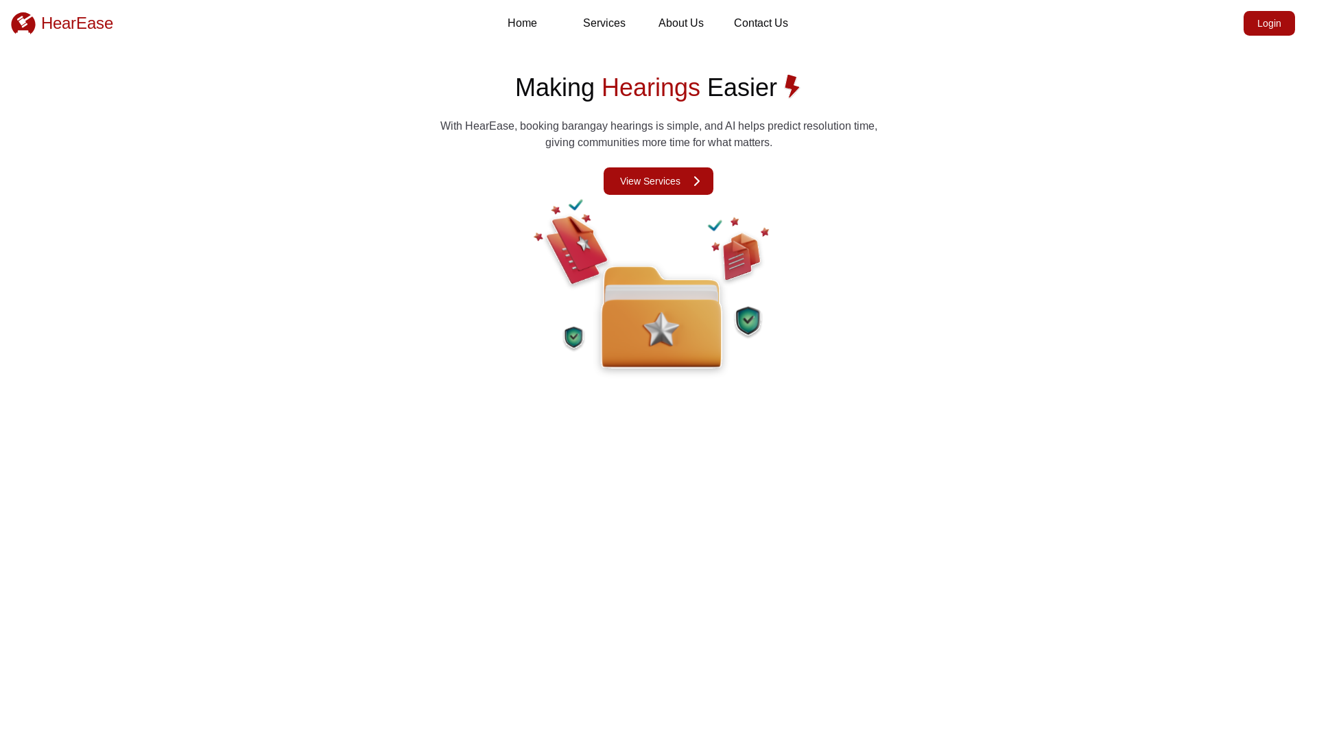 website screenshot of https://hearease.me/