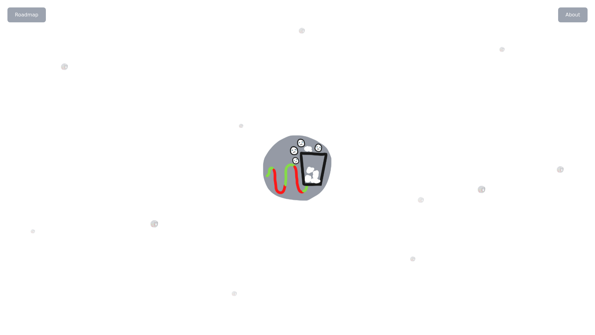 website screenshot of https://tokenistrash.org/