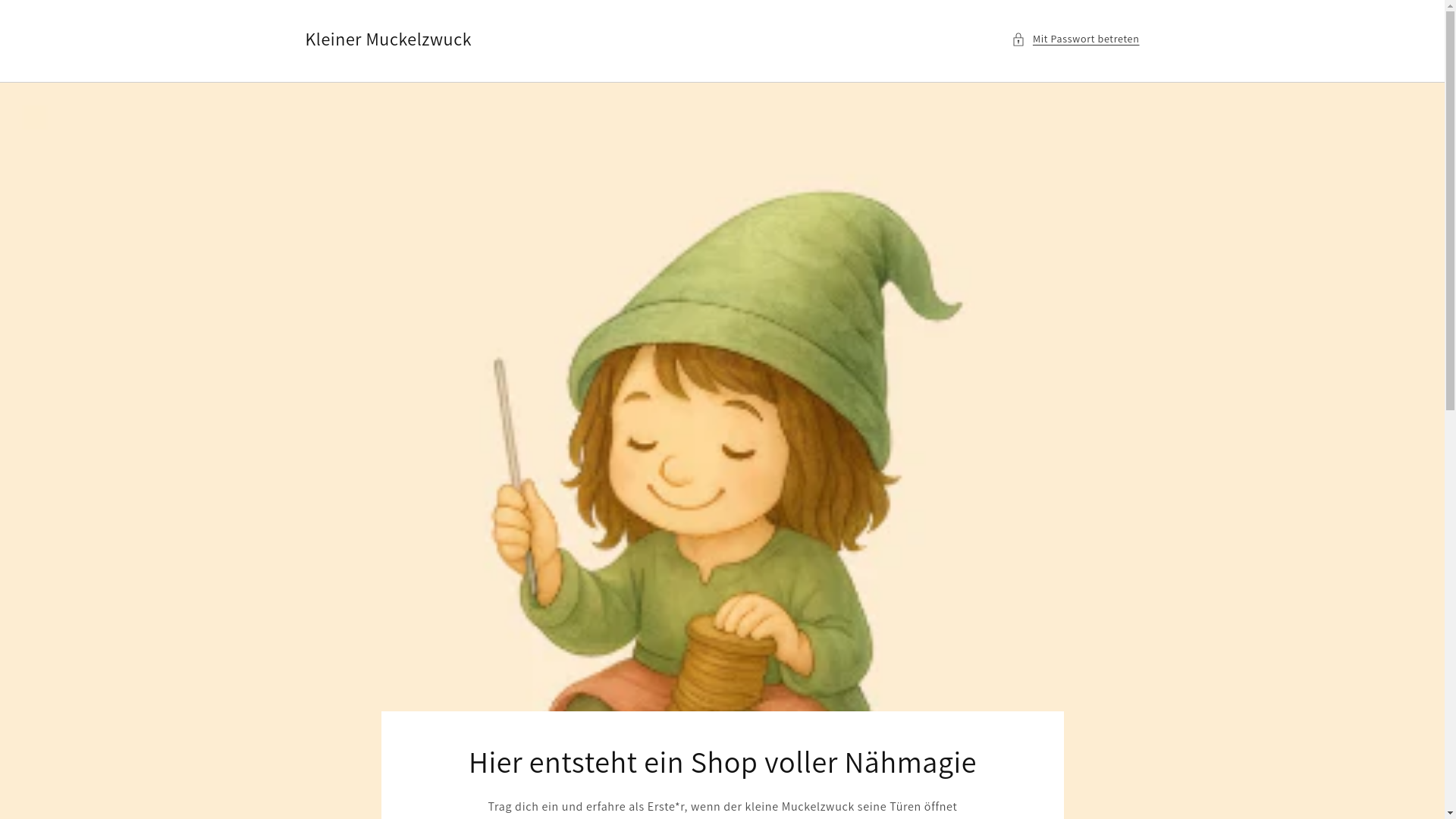 website screenshot of https://kleinermuckelzwuck.at/