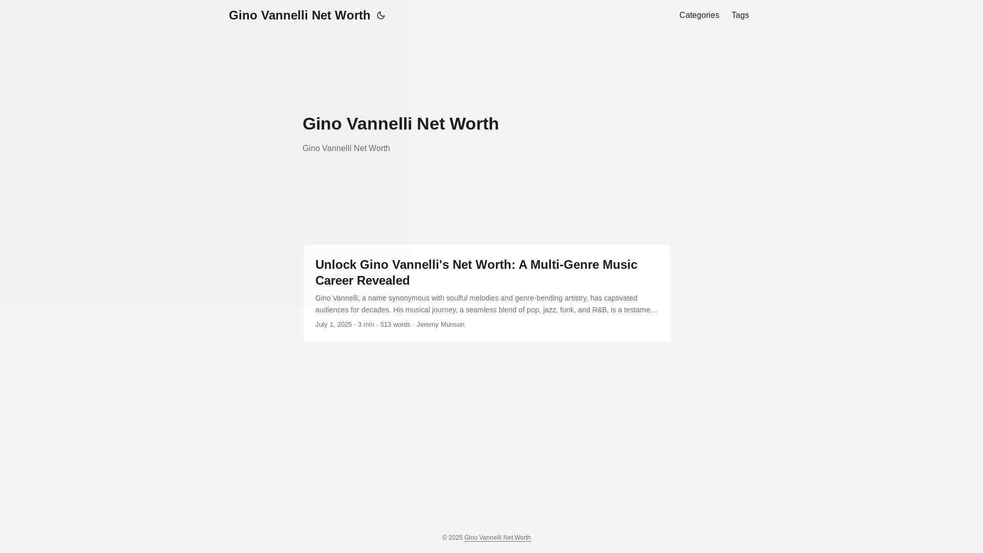 website screenshot of https://gino-vannelli-net-worth.pages.dev/