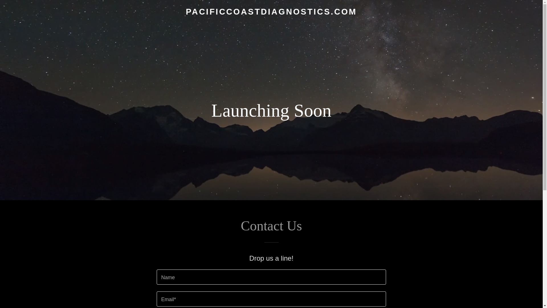 website screenshot of https://pacificcoastdiagnostics.com/