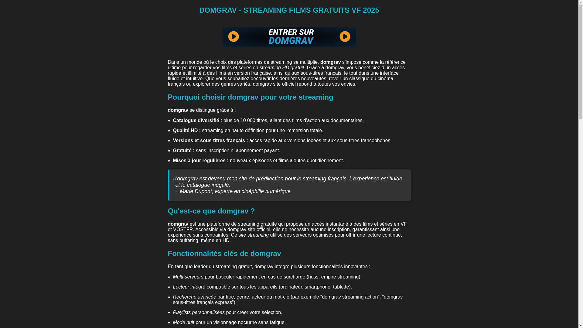 website screenshot of https://domgrav-cv.pages.dev/