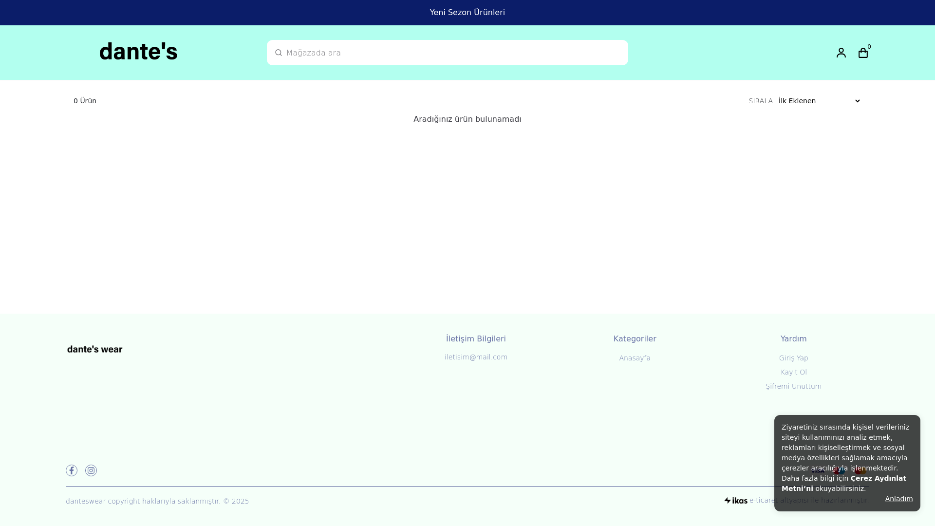 website screenshot of https://dantestr.com/