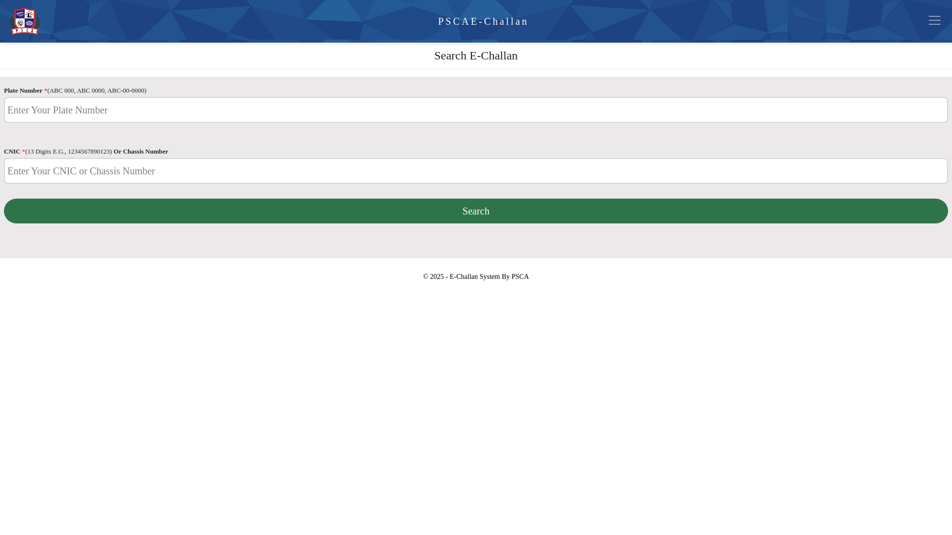 website screenshot of https://psca-gov.xyz/