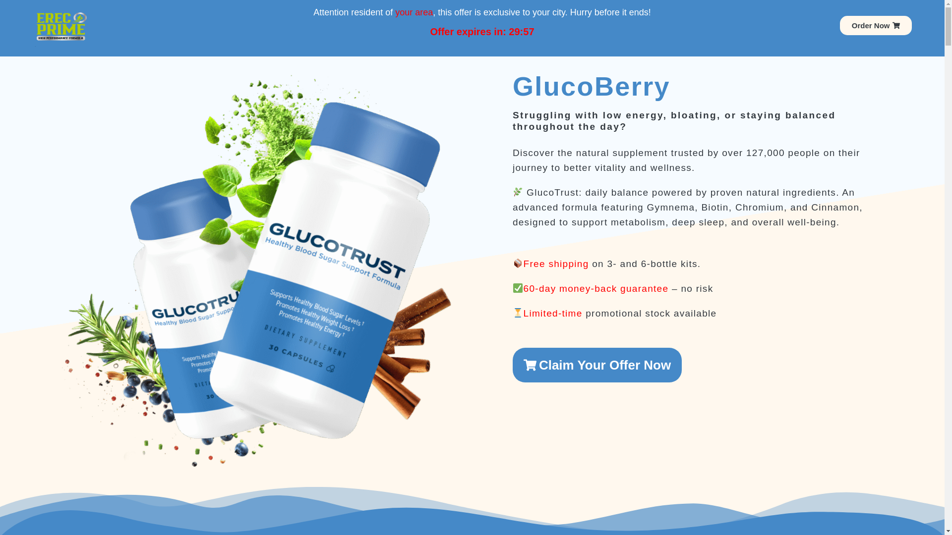 website screenshot of https://glucozenly.shop/