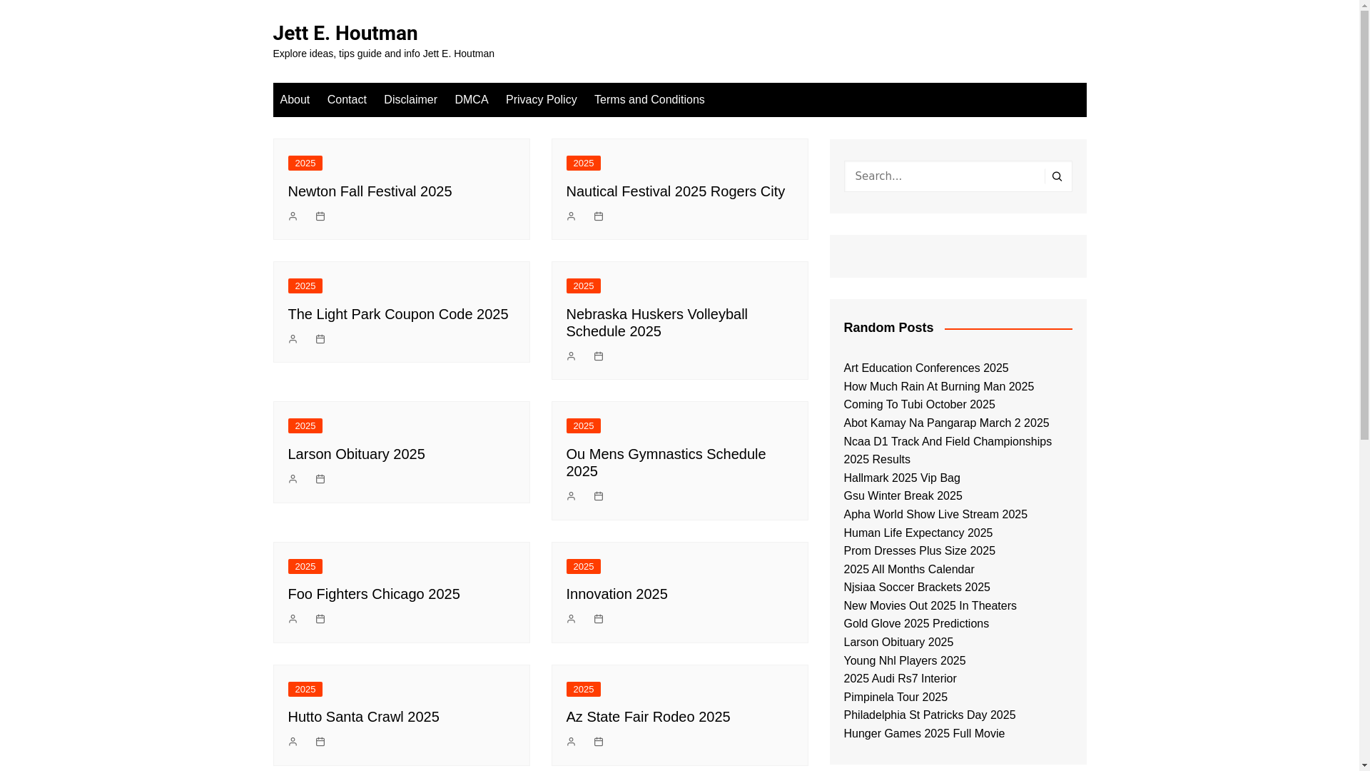 website screenshot of https://jettehoutman.pages.dev/