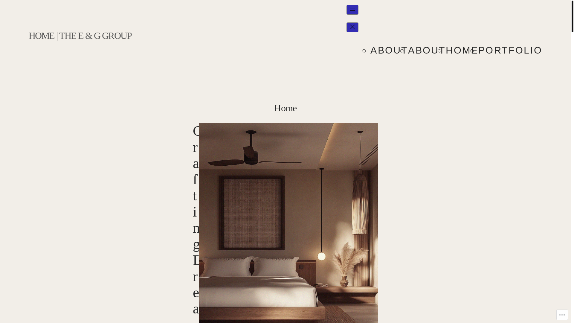 website screenshot of https://theeandggroup.com/