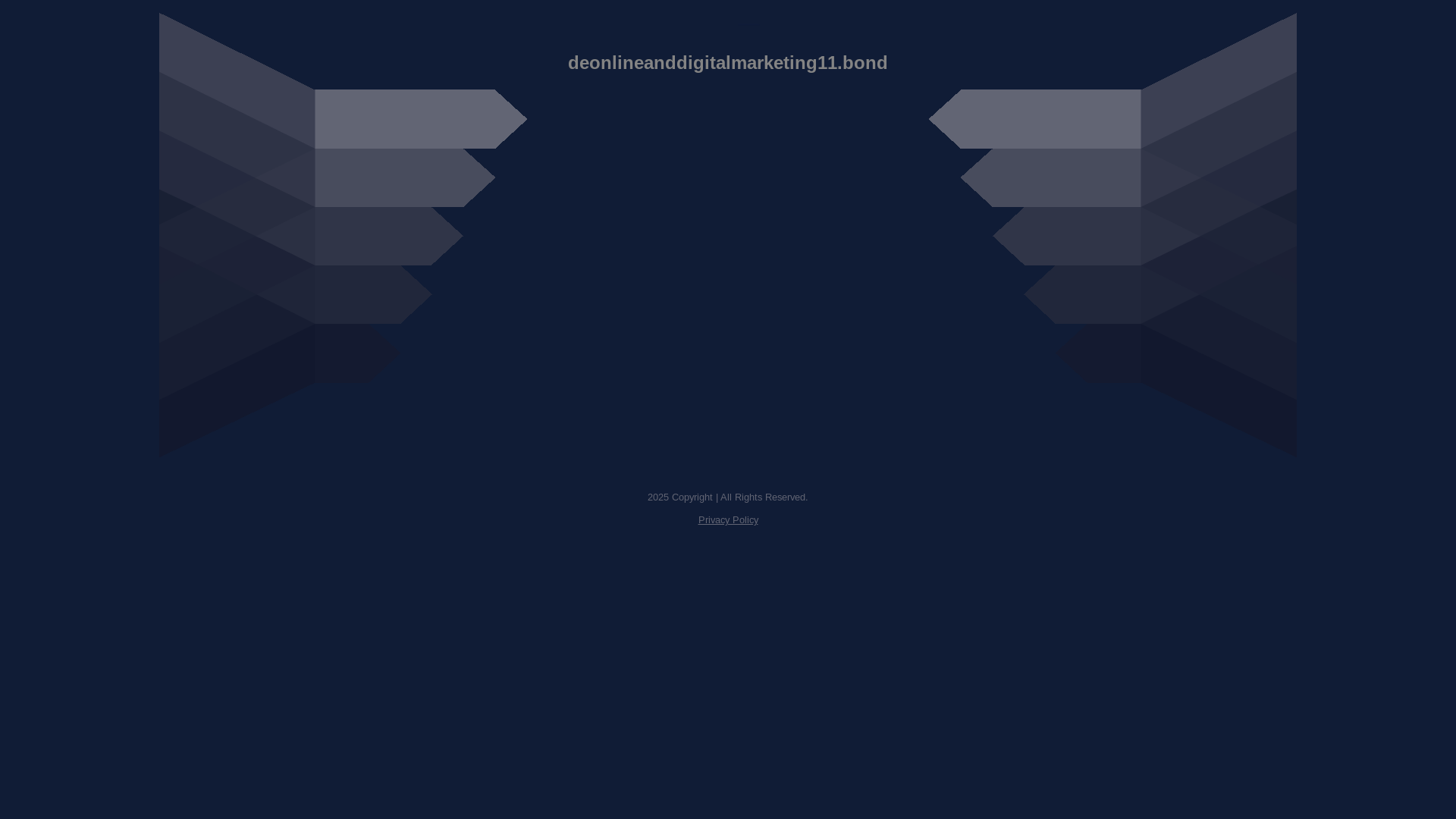 website screenshot of https://deonlineanddigitalmarketing11.bond/