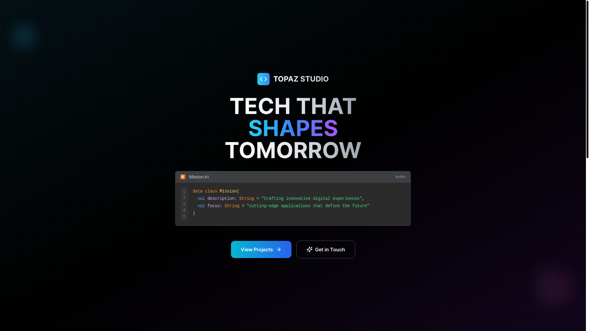 website screenshot of https://topaz-showcase-gallery.pages.dev/