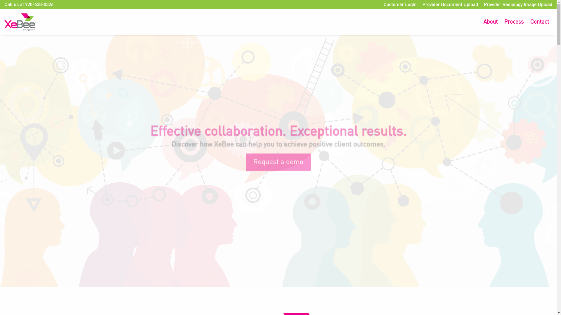 website screenshot of https://xebee.com/