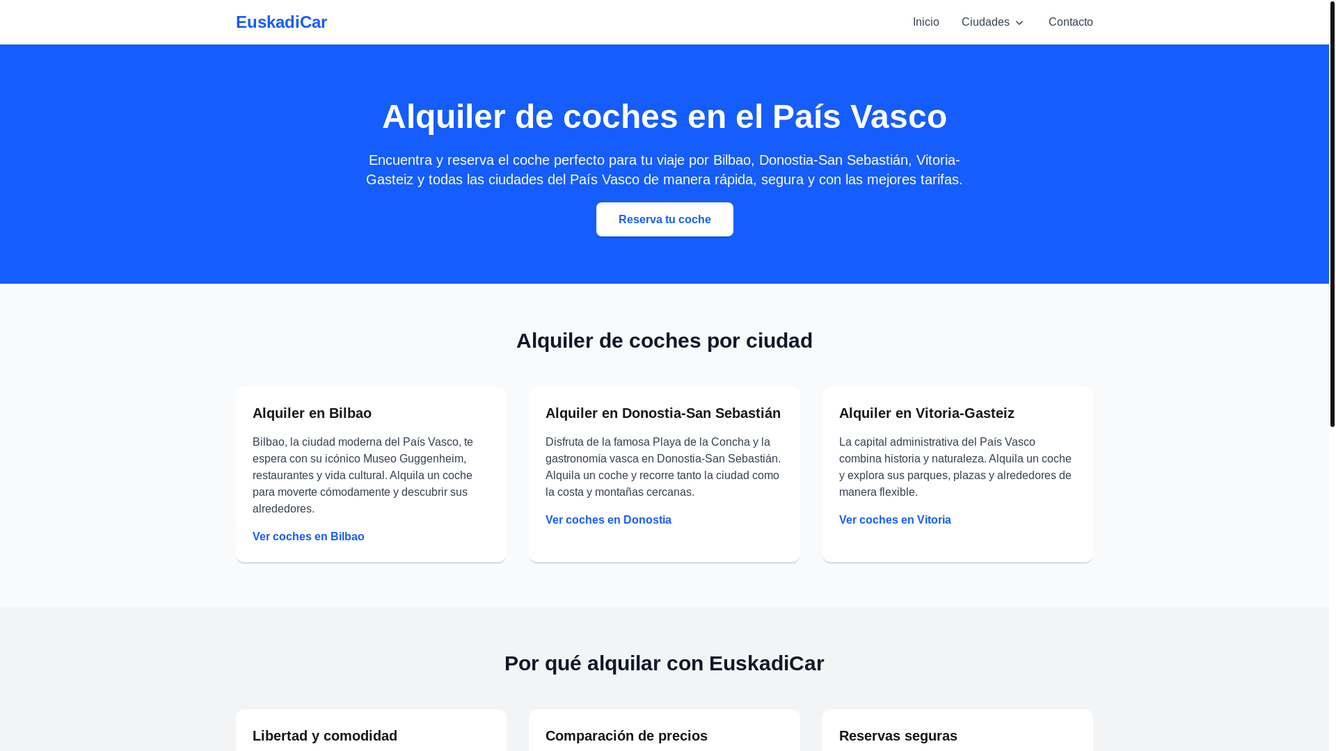 website screenshot of https://euskadicar.es/
