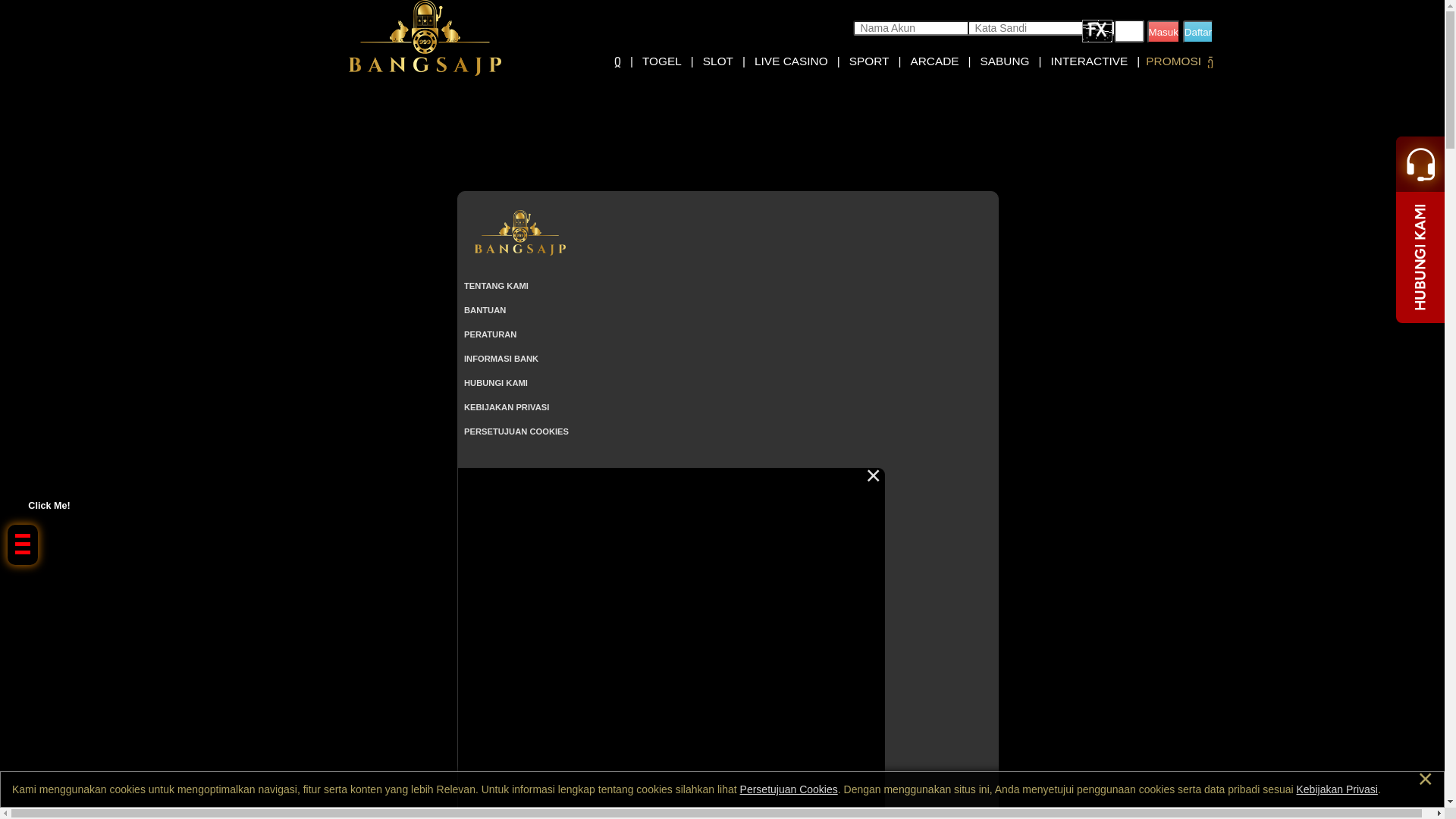 website screenshot of https://bangsajpterbaik.click/