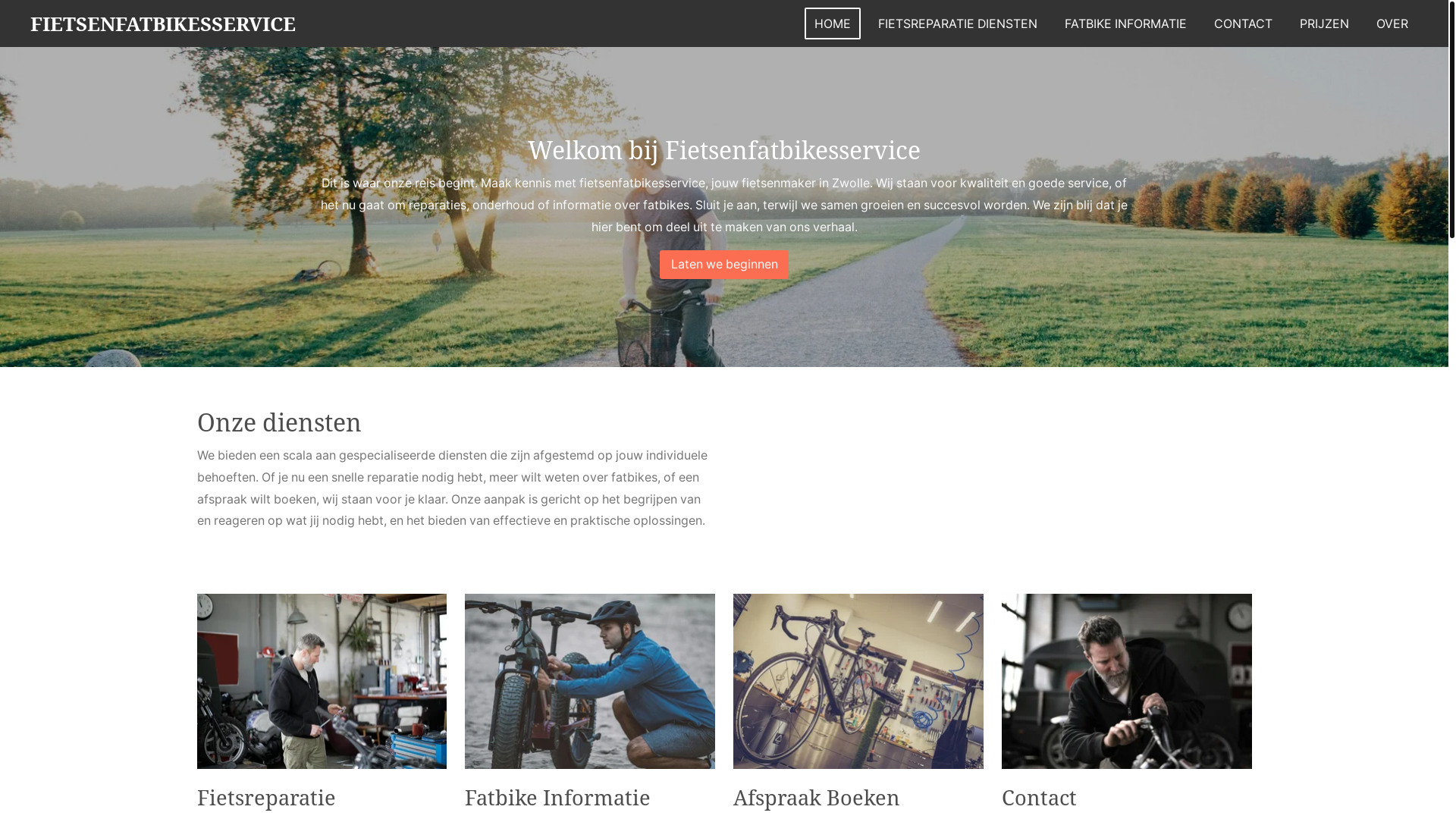 website screenshot of https://fietsenfatbikesservice.nl/