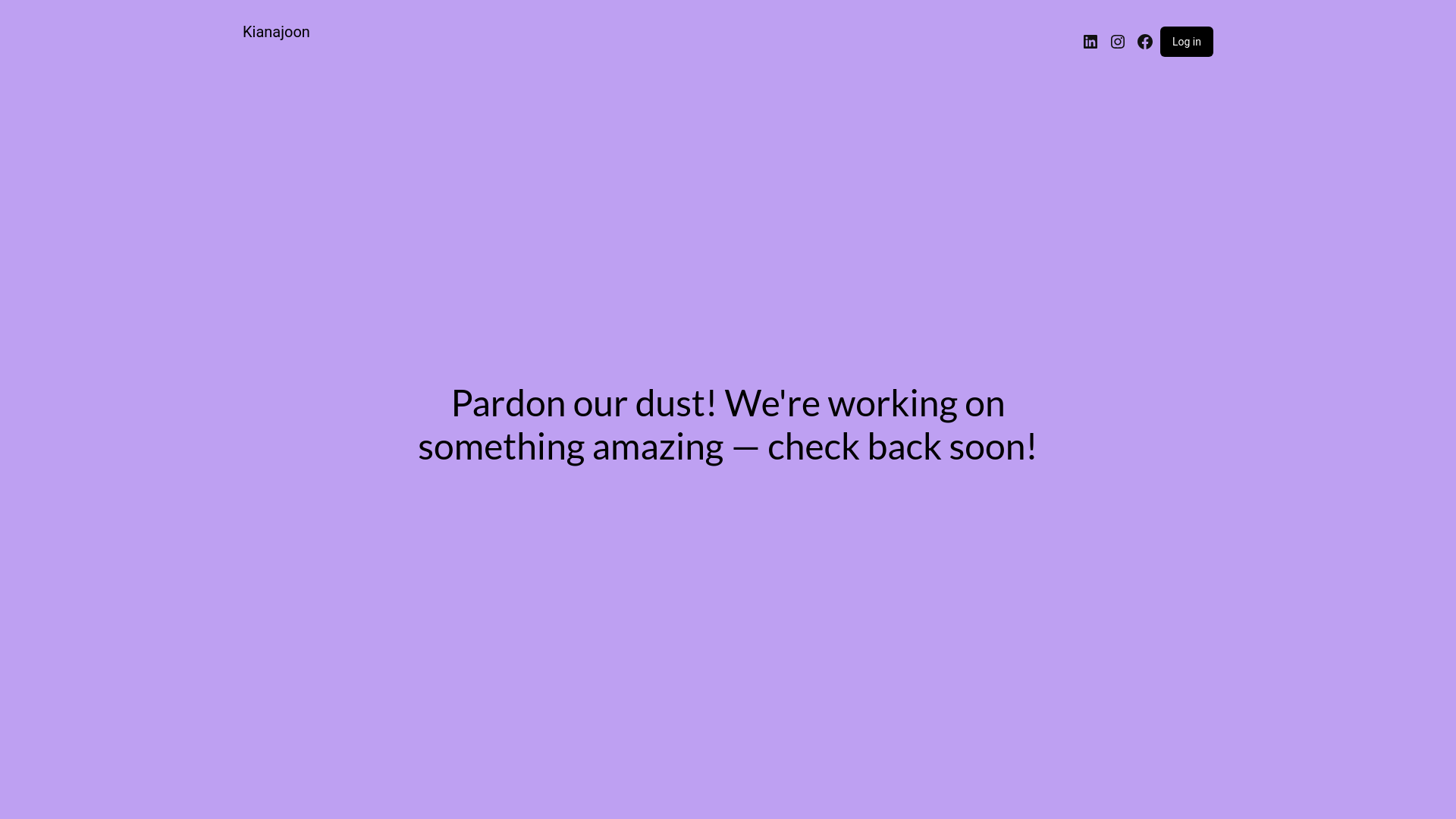 website screenshot of https://kianajoonco.com/