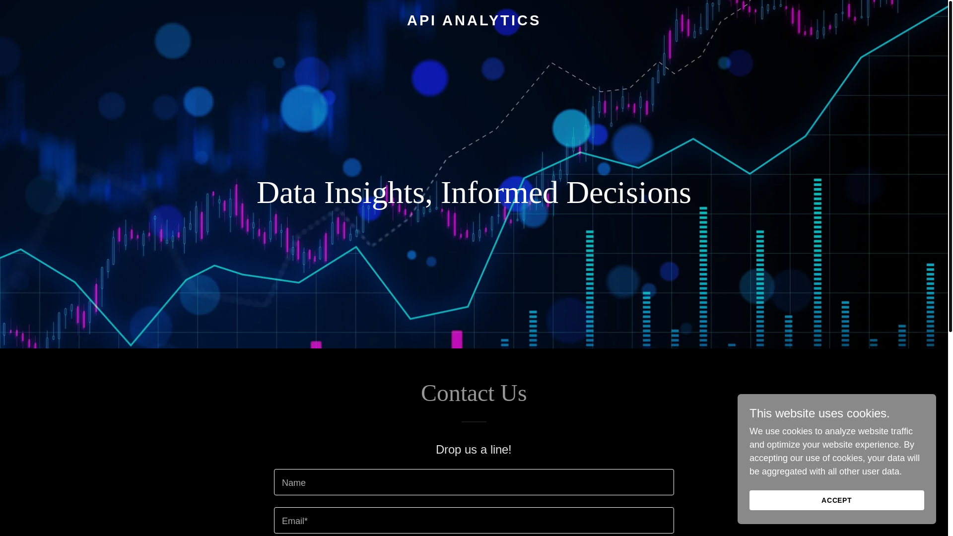 website screenshot of https://apianalyticss.com/