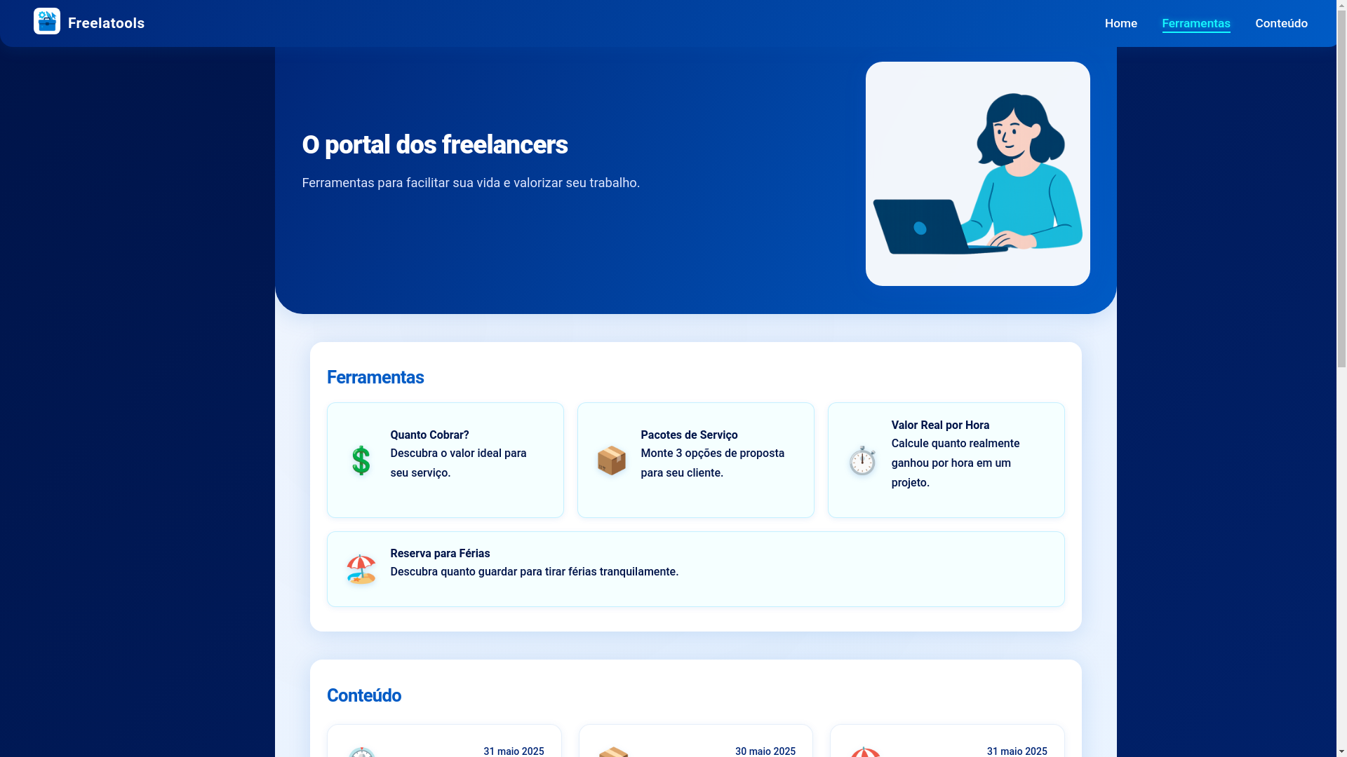 website screenshot of https://quantocusta.pages.dev/