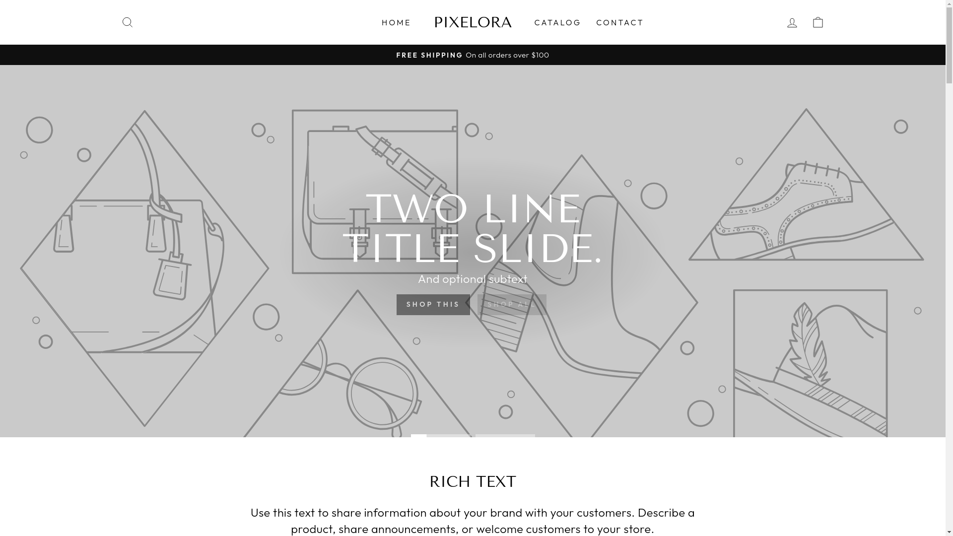 website screenshot of https://pixelora.space/
