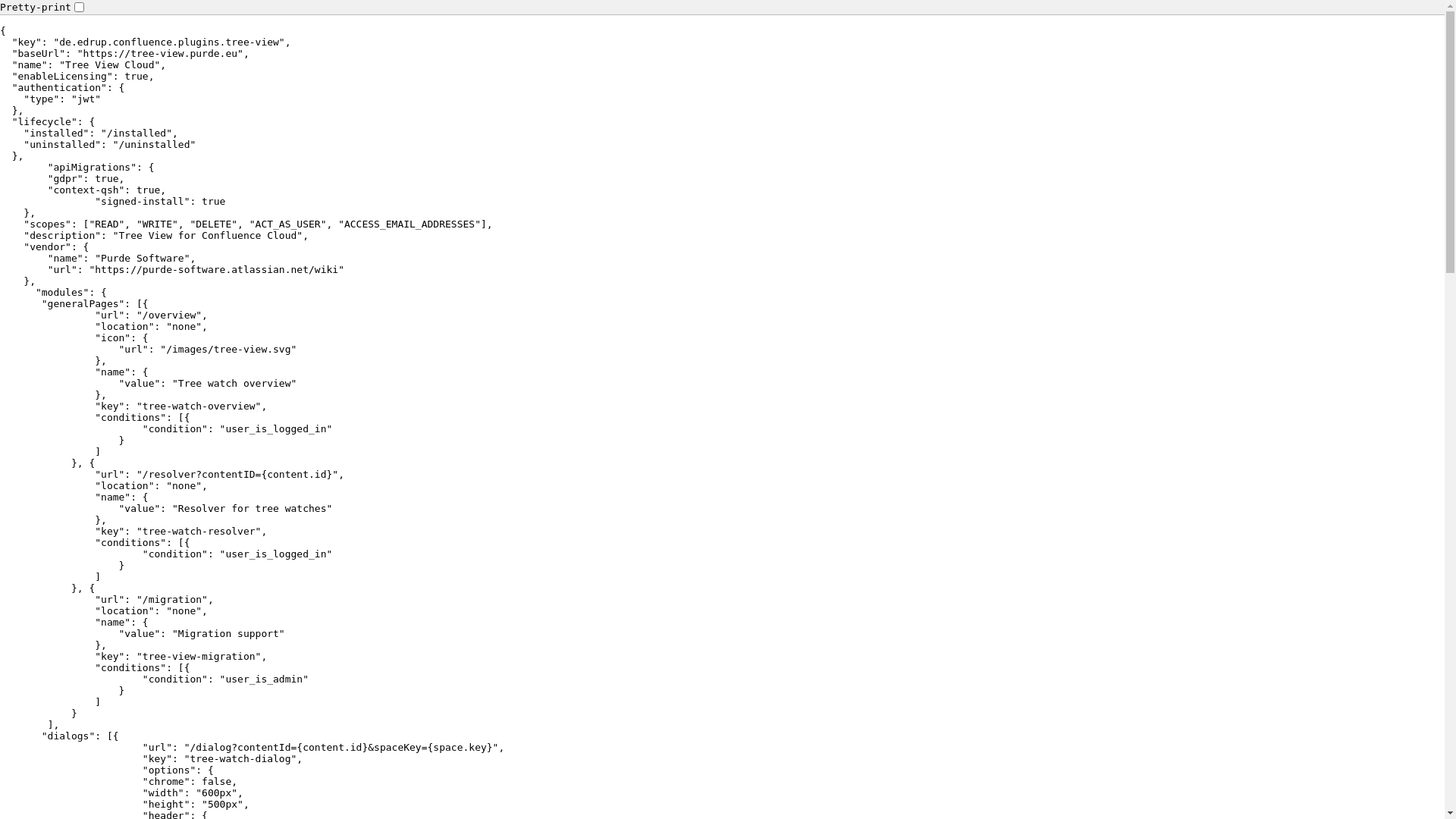 website screenshot of https://tree-view.purde.eu/