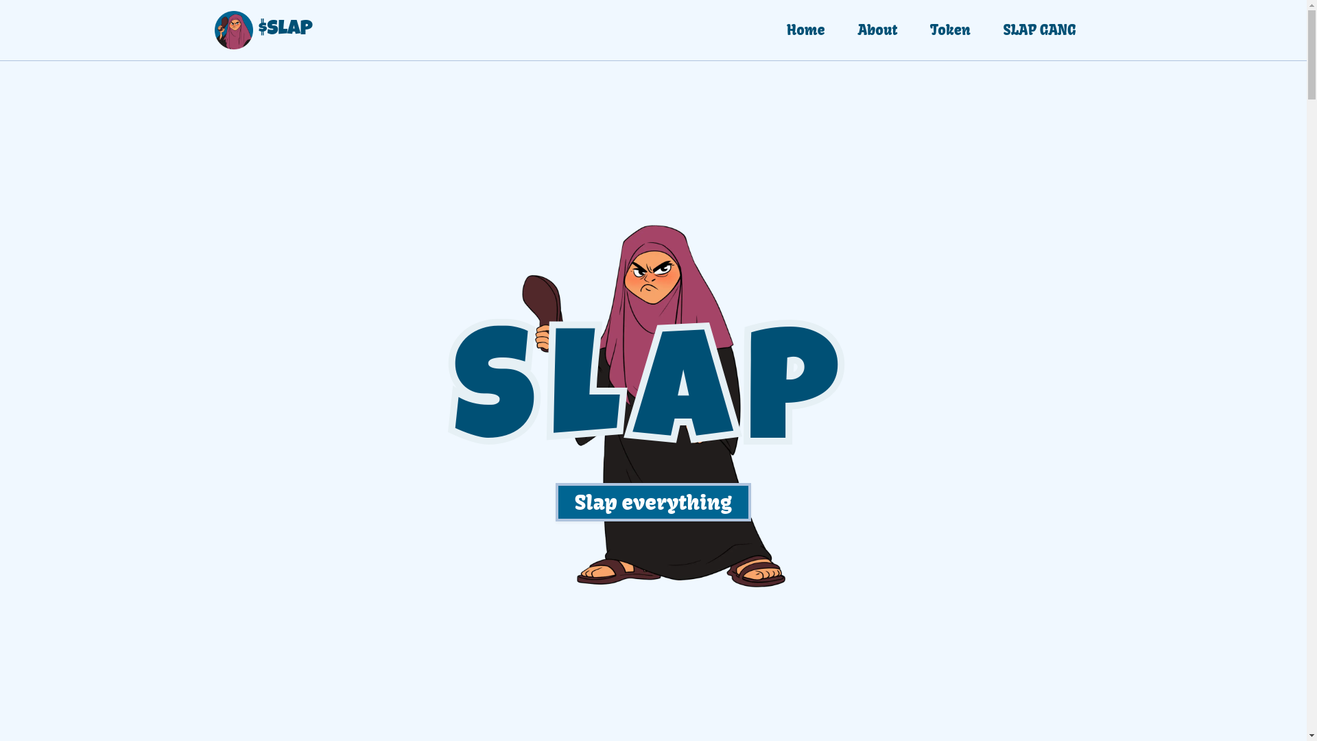 website screenshot of https://slaponsol.com/