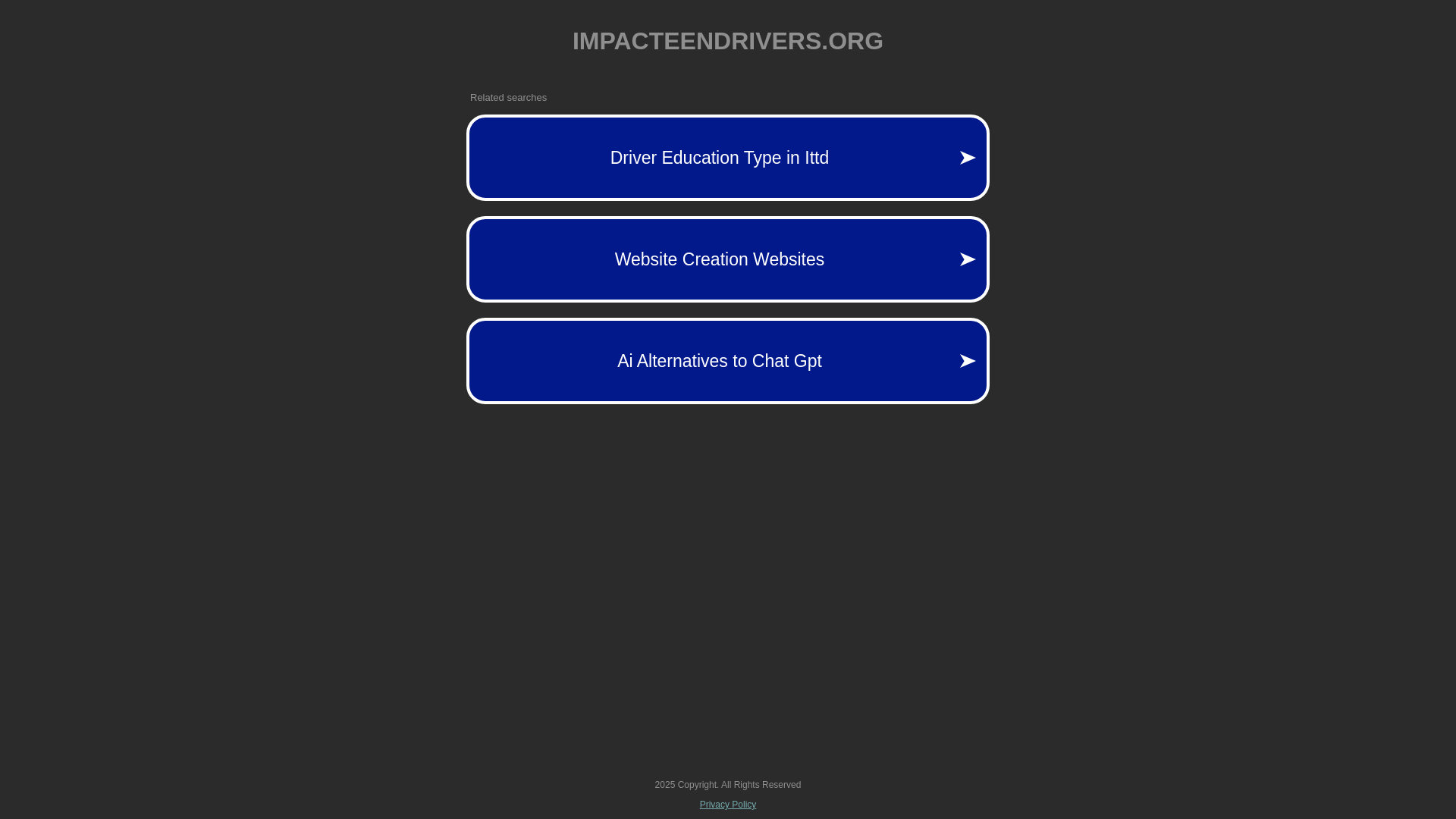 website screenshot of https://impacteendrivers.org/