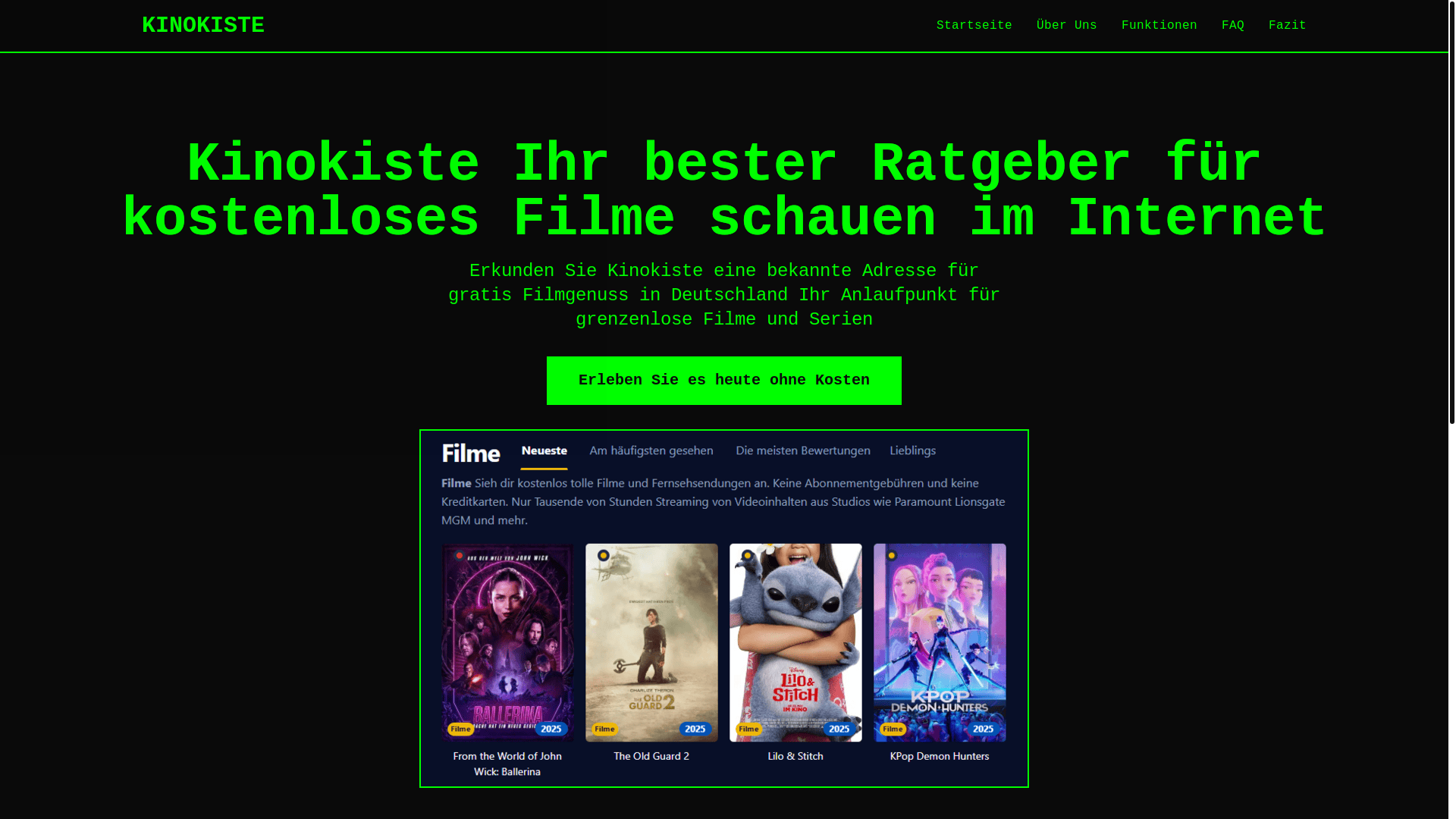 website screenshot of https://kinokiste-b8j3.pages.dev/