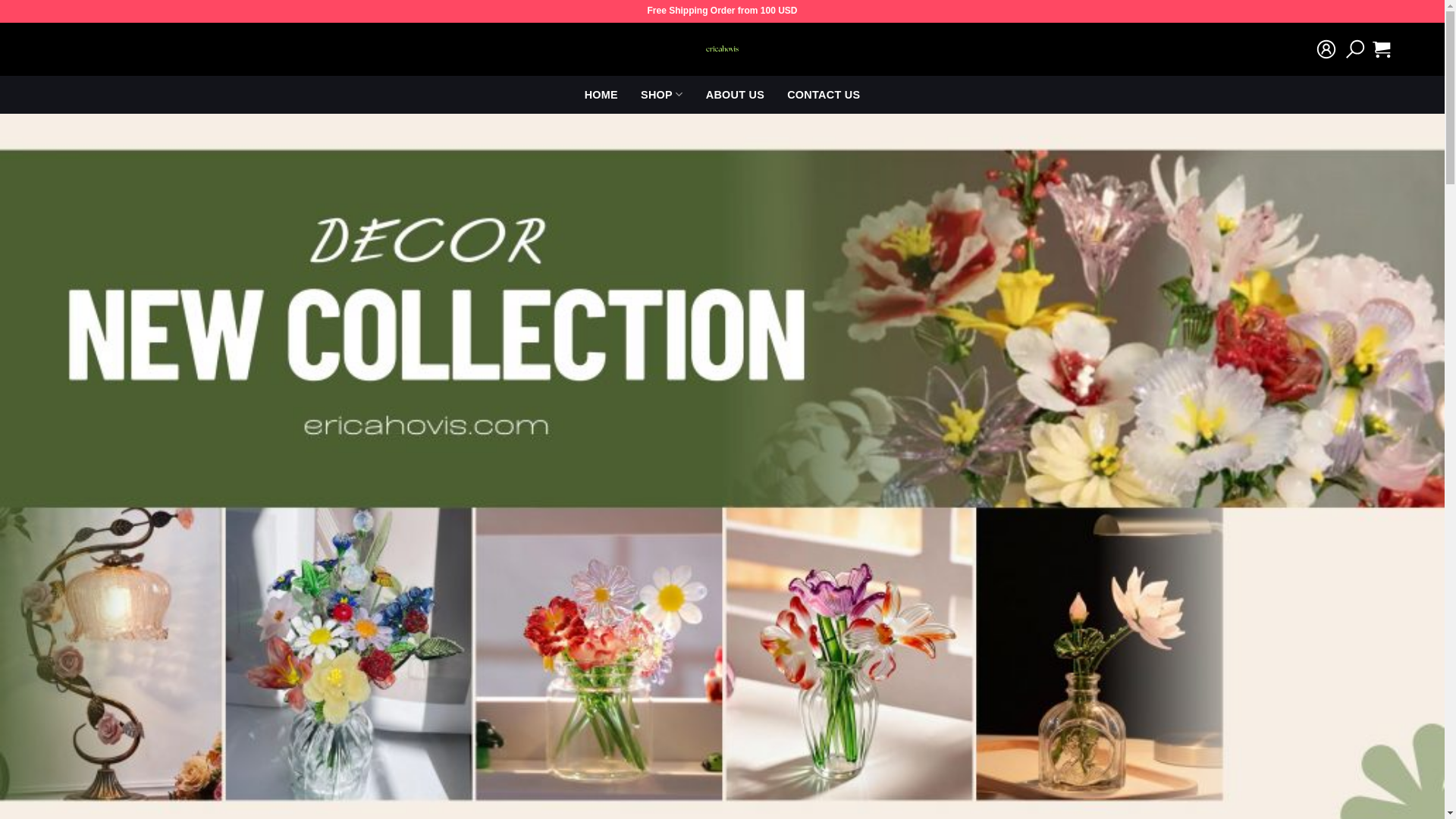 website screenshot of https://ericahovis.com/