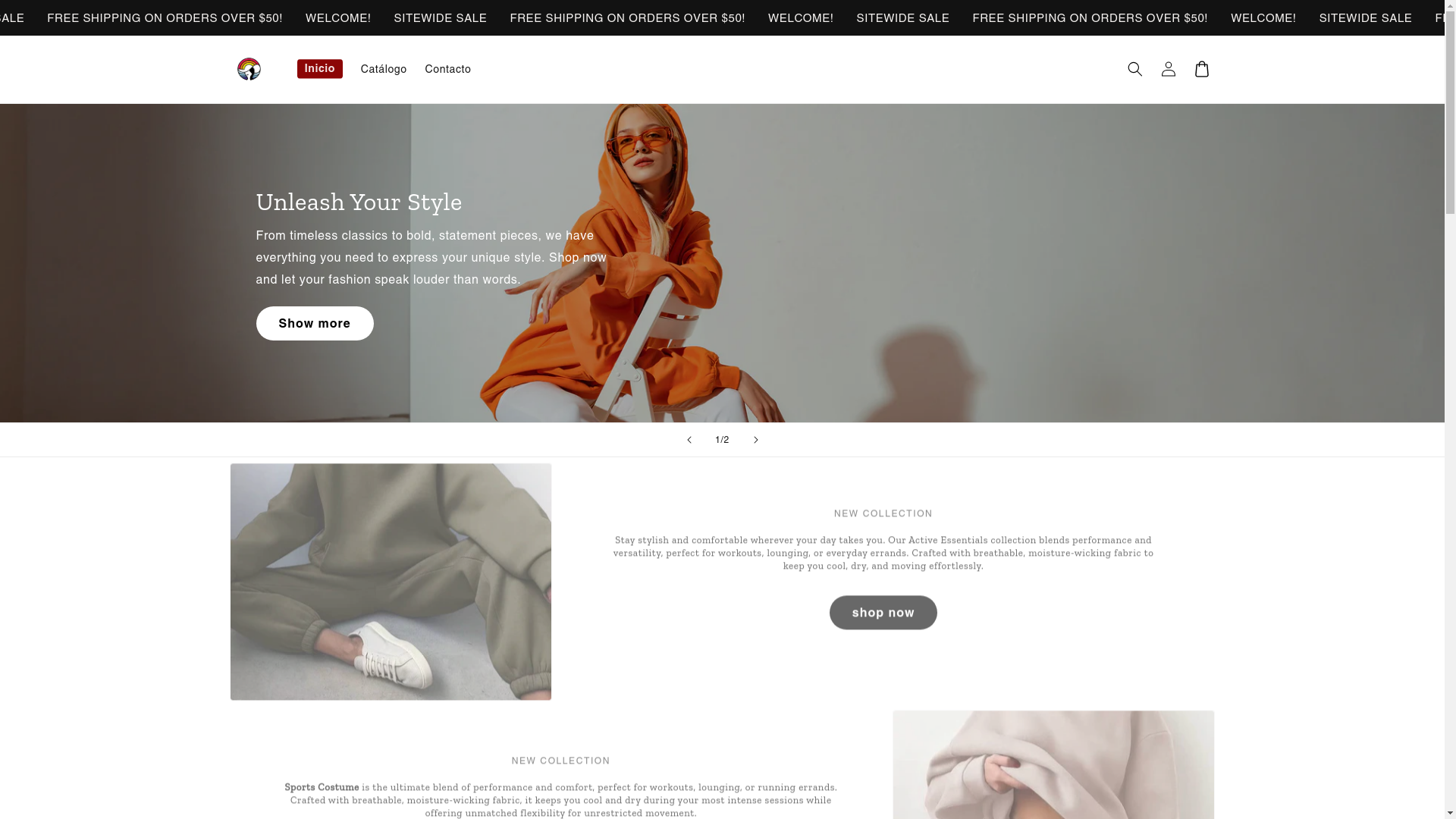 website screenshot of https://mixterio.store/