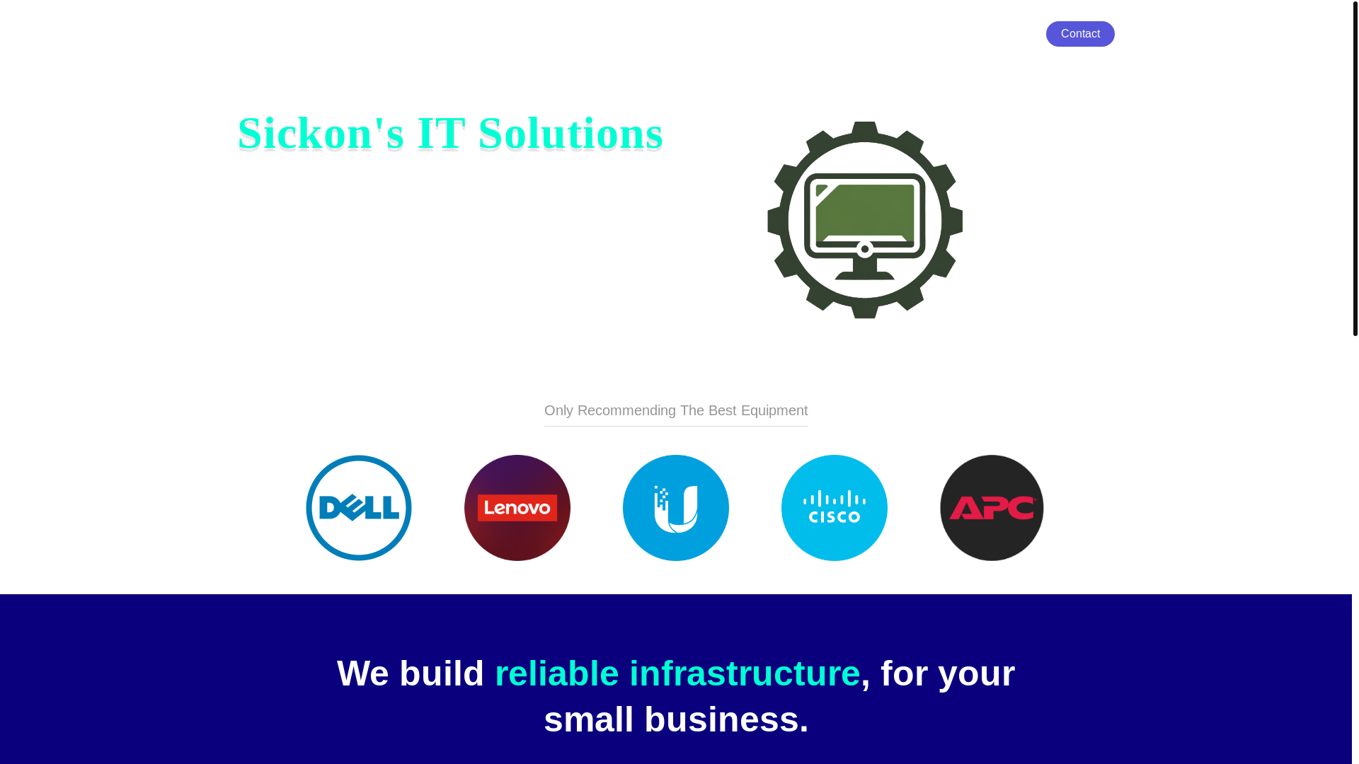 website screenshot of https://sickontechwebsite.pages.dev/