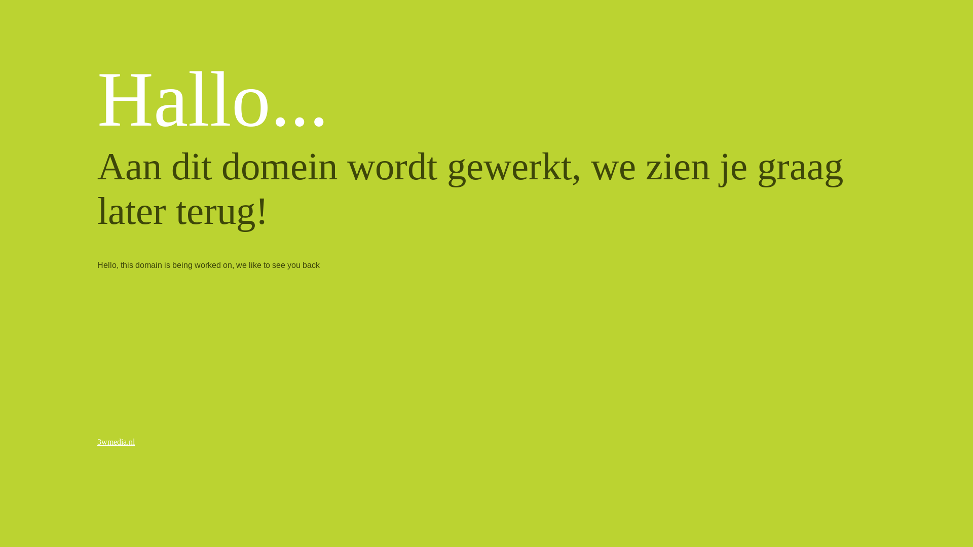 website screenshot of https://veluwedriehoekverhuur.nl/