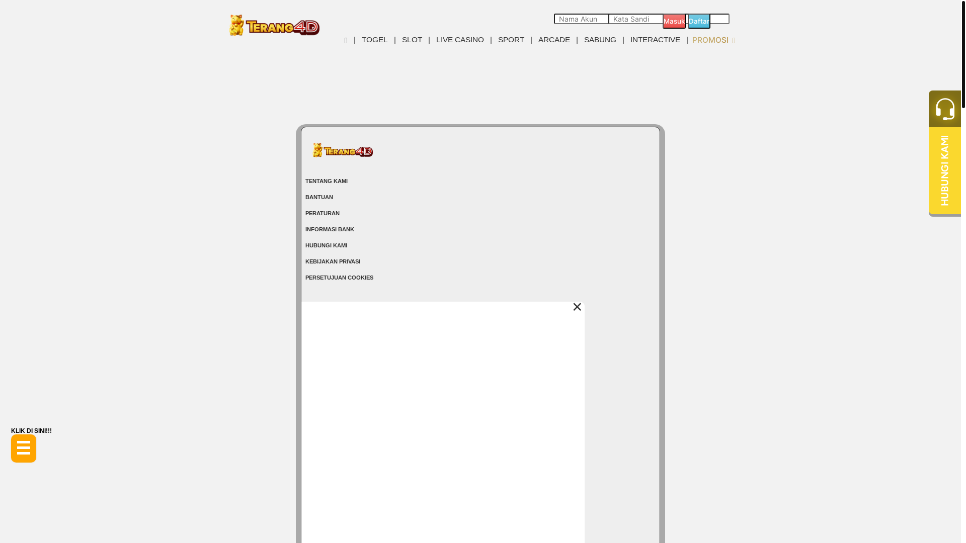 website screenshot of https://terang4dmanis.com/