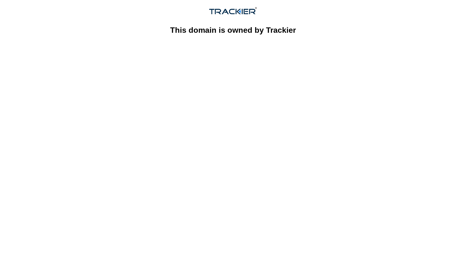 website screenshot of https://gotrackier.io/