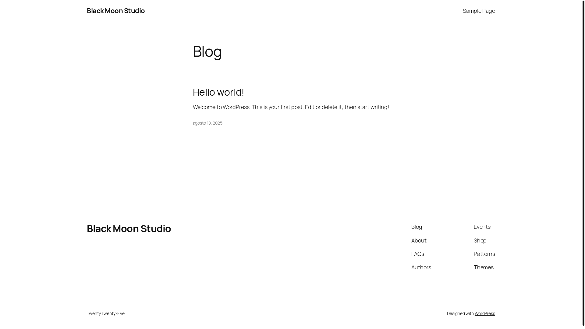 website screenshot of https://blackmoonstudio.com.mx/