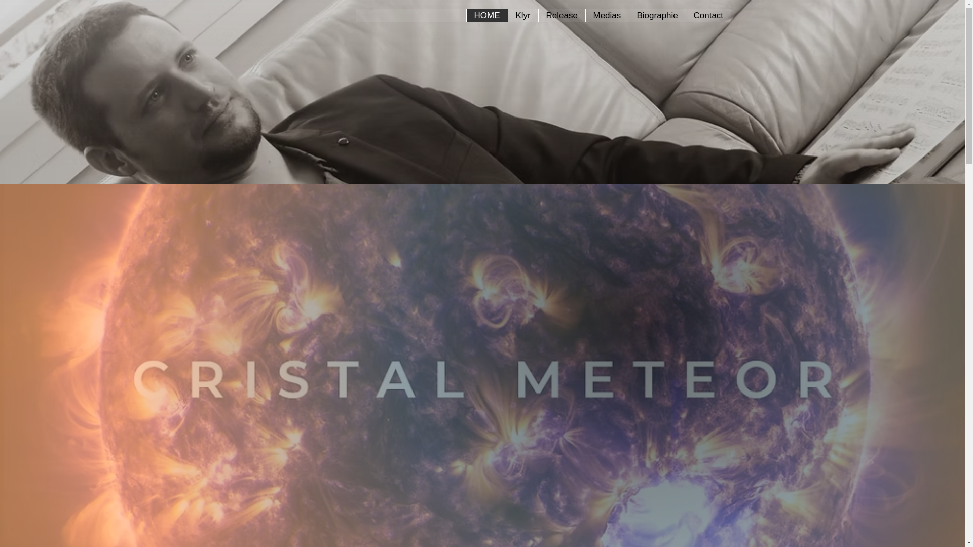 website screenshot of https://klyrmusic.com/