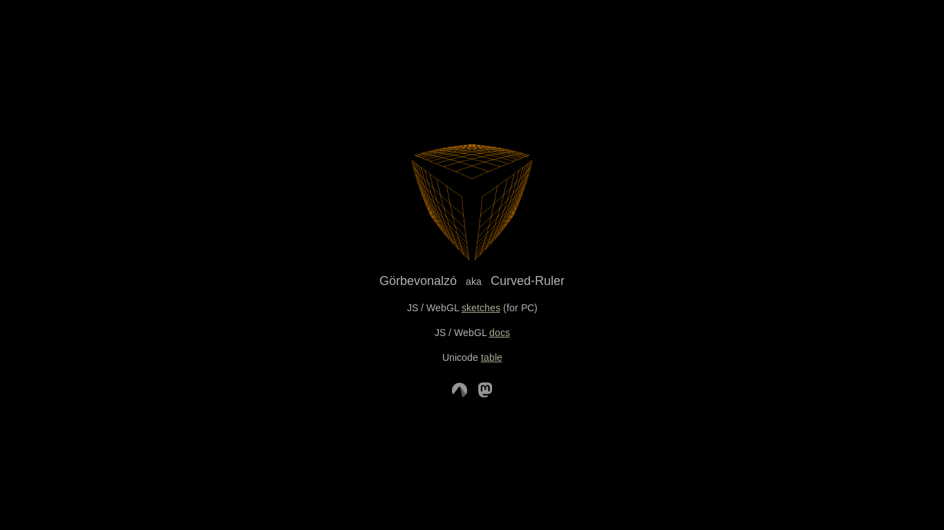 website screenshot of https://curved-ruler.codeberg.page/