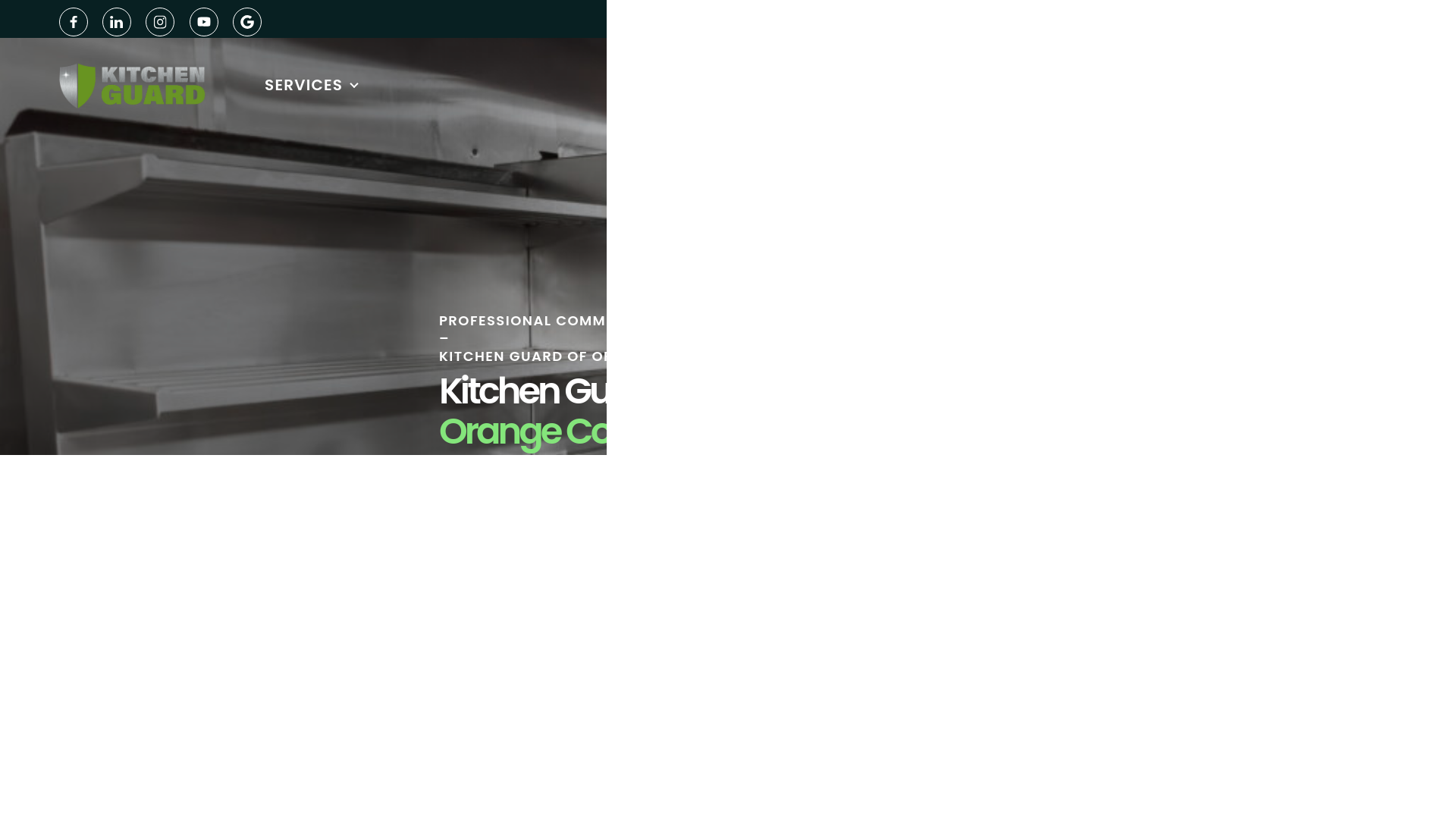 website screenshot of https://kitchenguard-hood-cleanerssocal.com/