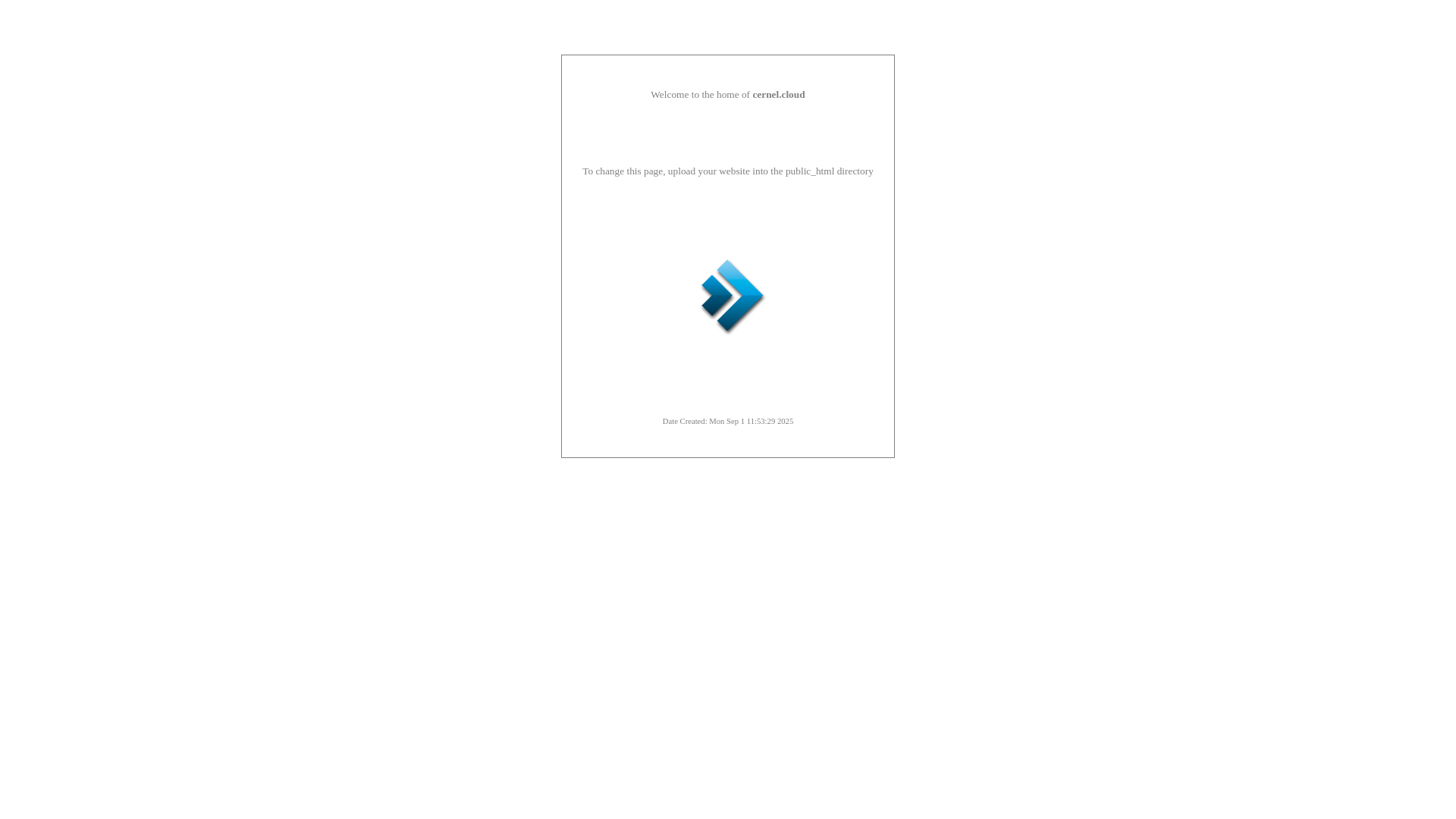 website screenshot of https://cernel.cloud/