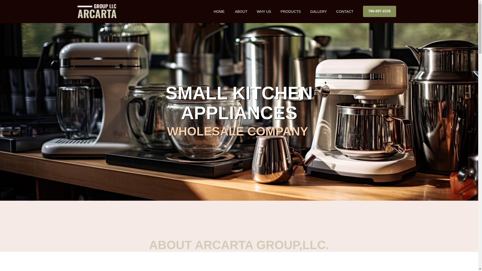 website screenshot of https://arcartagroup.com/