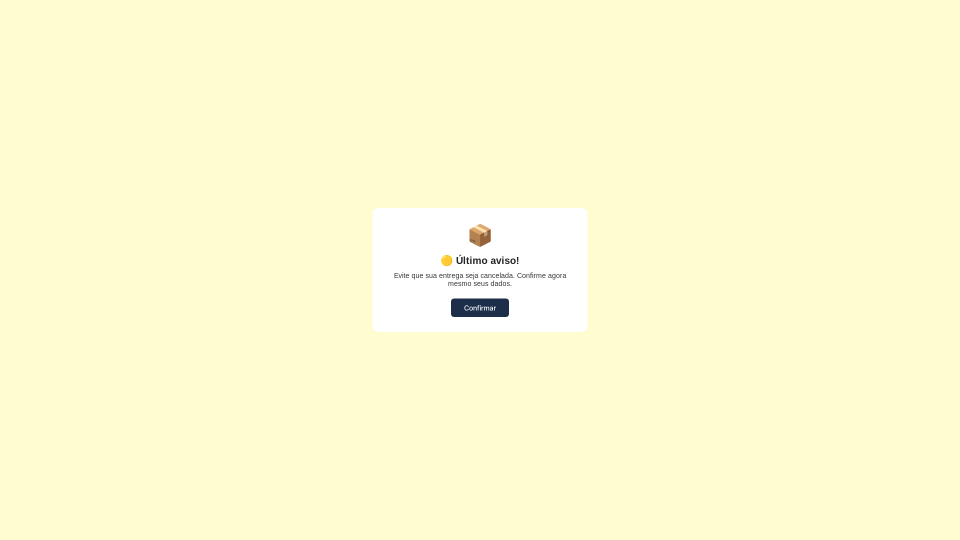 website screenshot of https://updateentrega.shop/