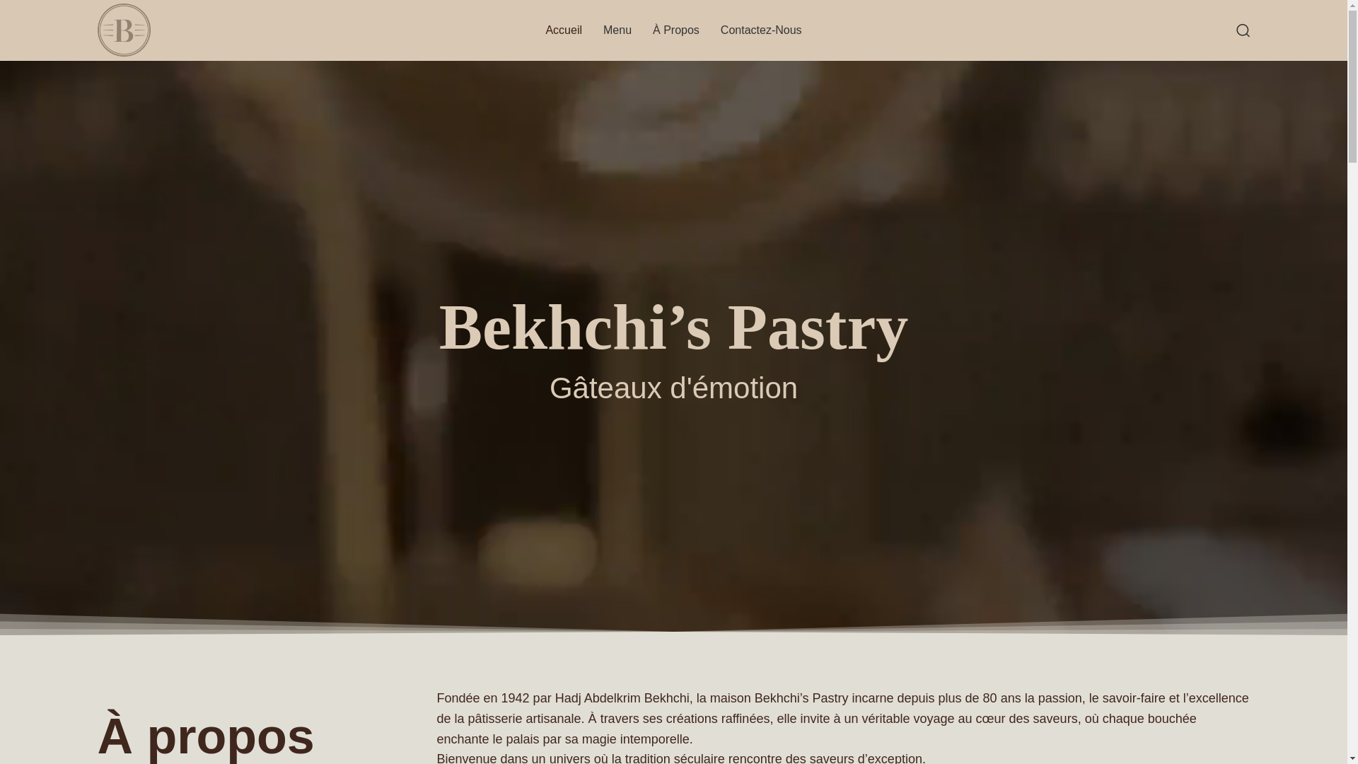 website screenshot of https://bekhchispastry.com/