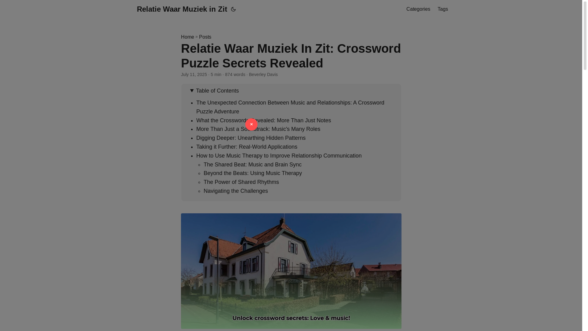 website screenshot of https://relatie-waar-muziek-in-zit.pages.dev/