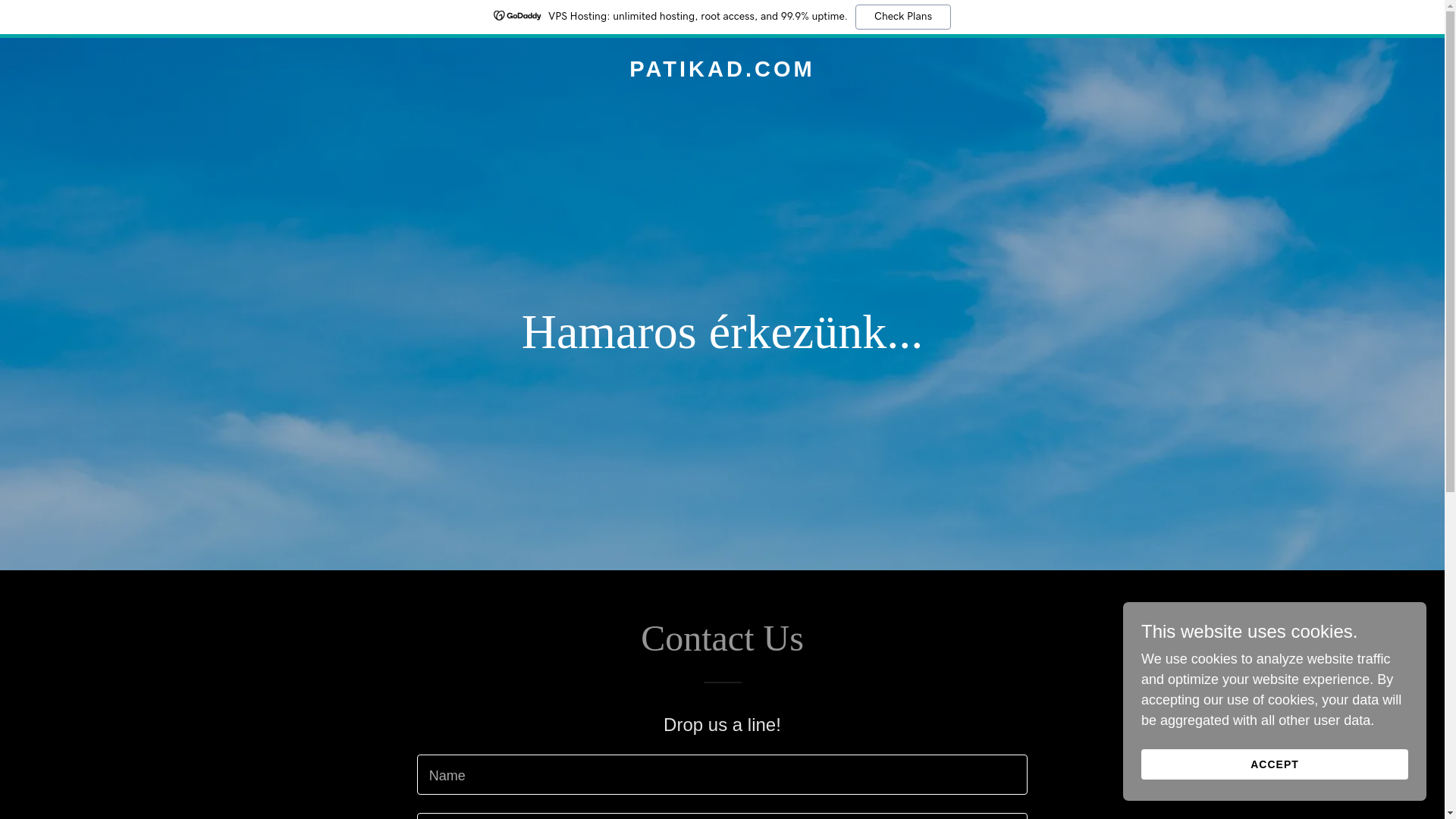 website screenshot of https://patikad.com/