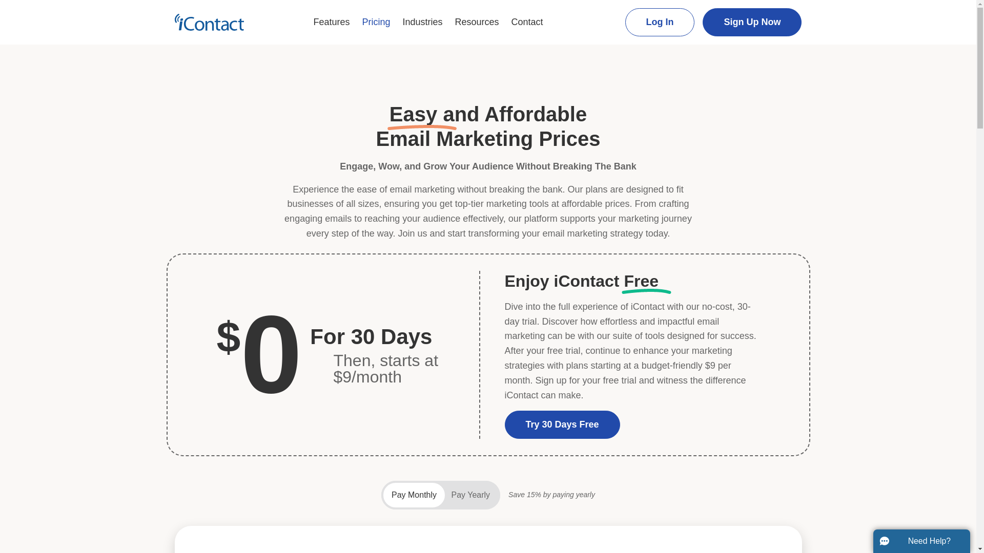 website screenshot of https://www.icontact.com/pricing?utm_medium=poweredby&utm_source=footerlink&utm_campaign=iC%20Footer&afid=144186