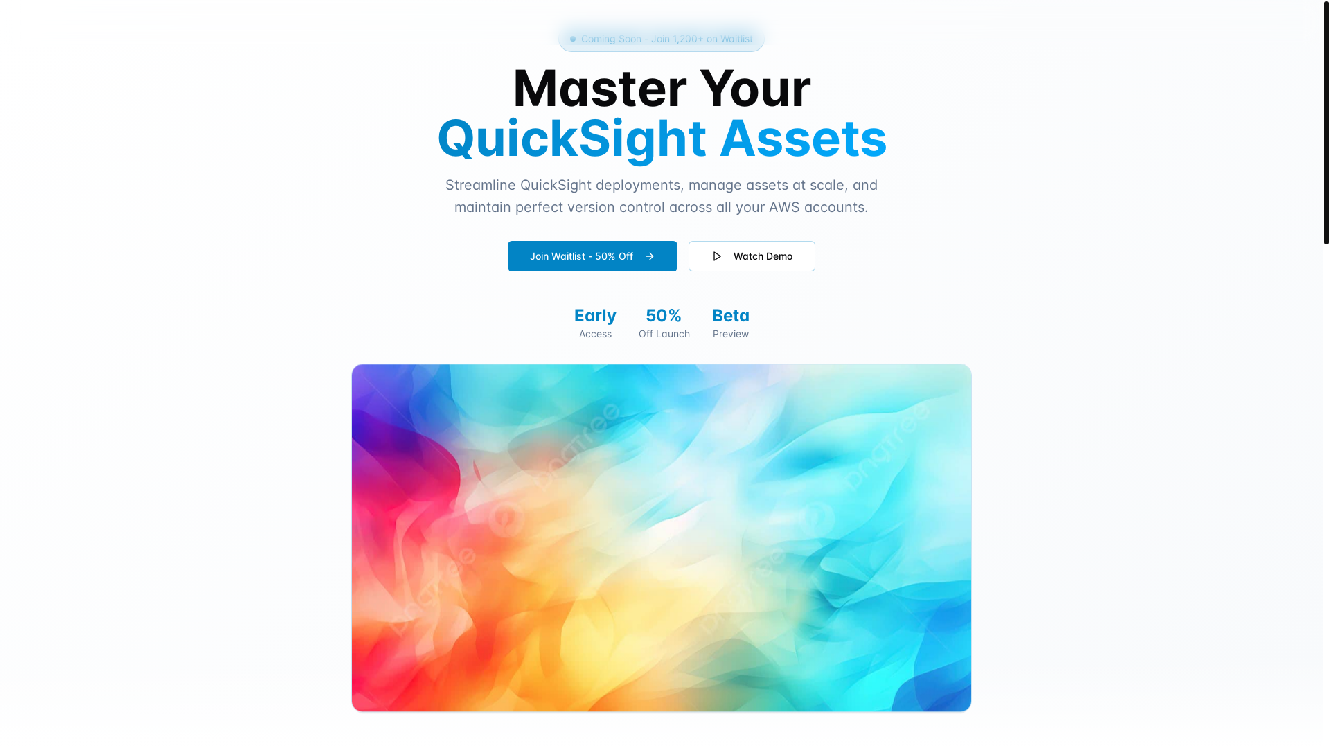 website screenshot of https://quicksight-nexus-page.pages.dev/