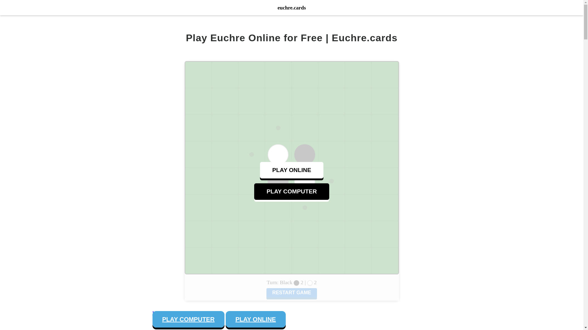 website screenshot of https://euchre-2lz.pages.dev/