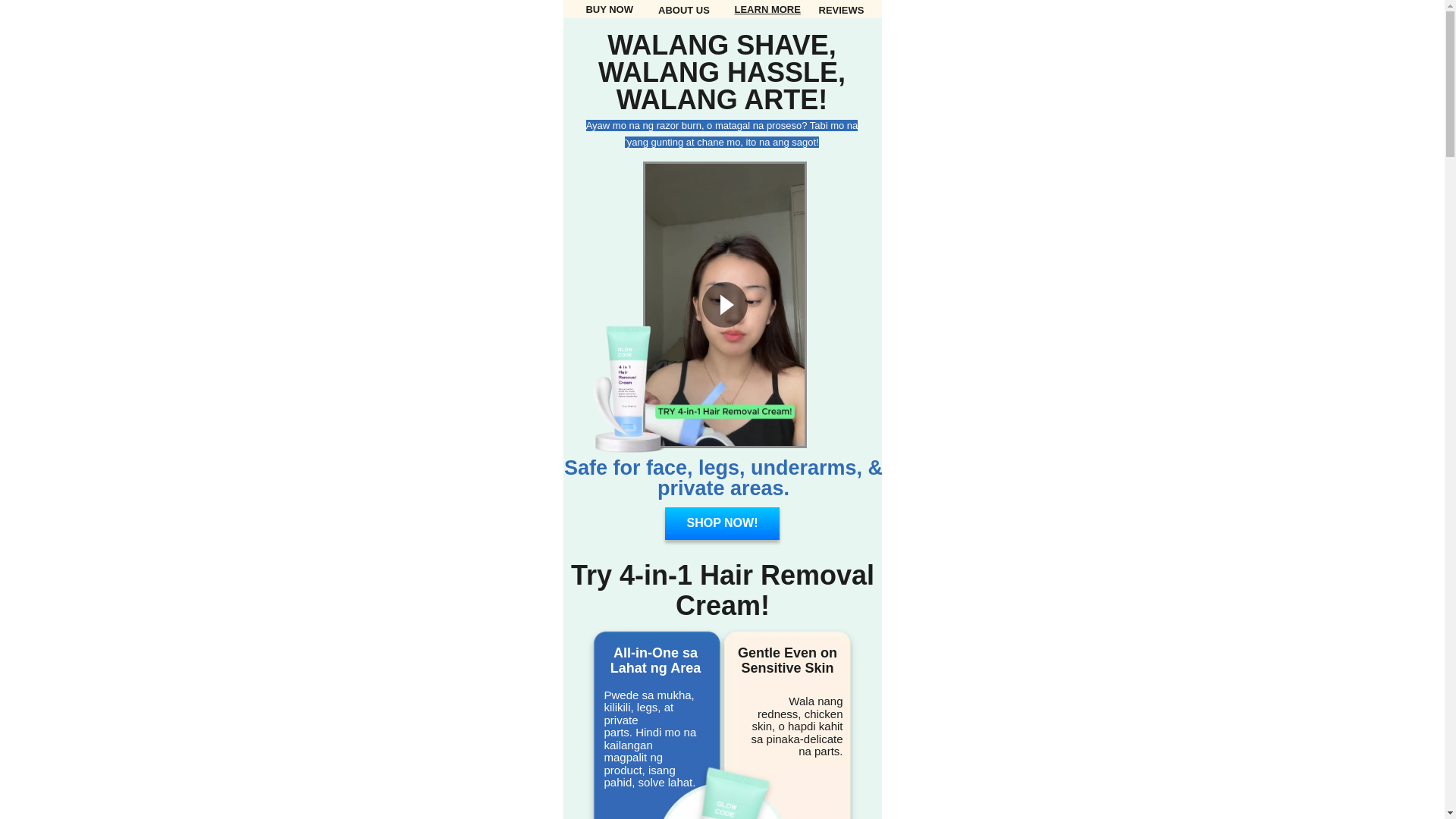 website screenshot of https://haireaseph.shop/