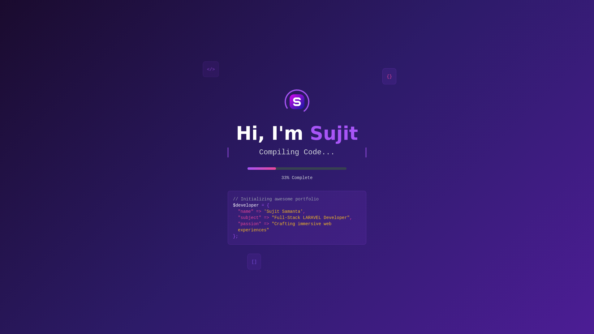 website screenshot of https://myportfolio-gue0u.sevalla.page